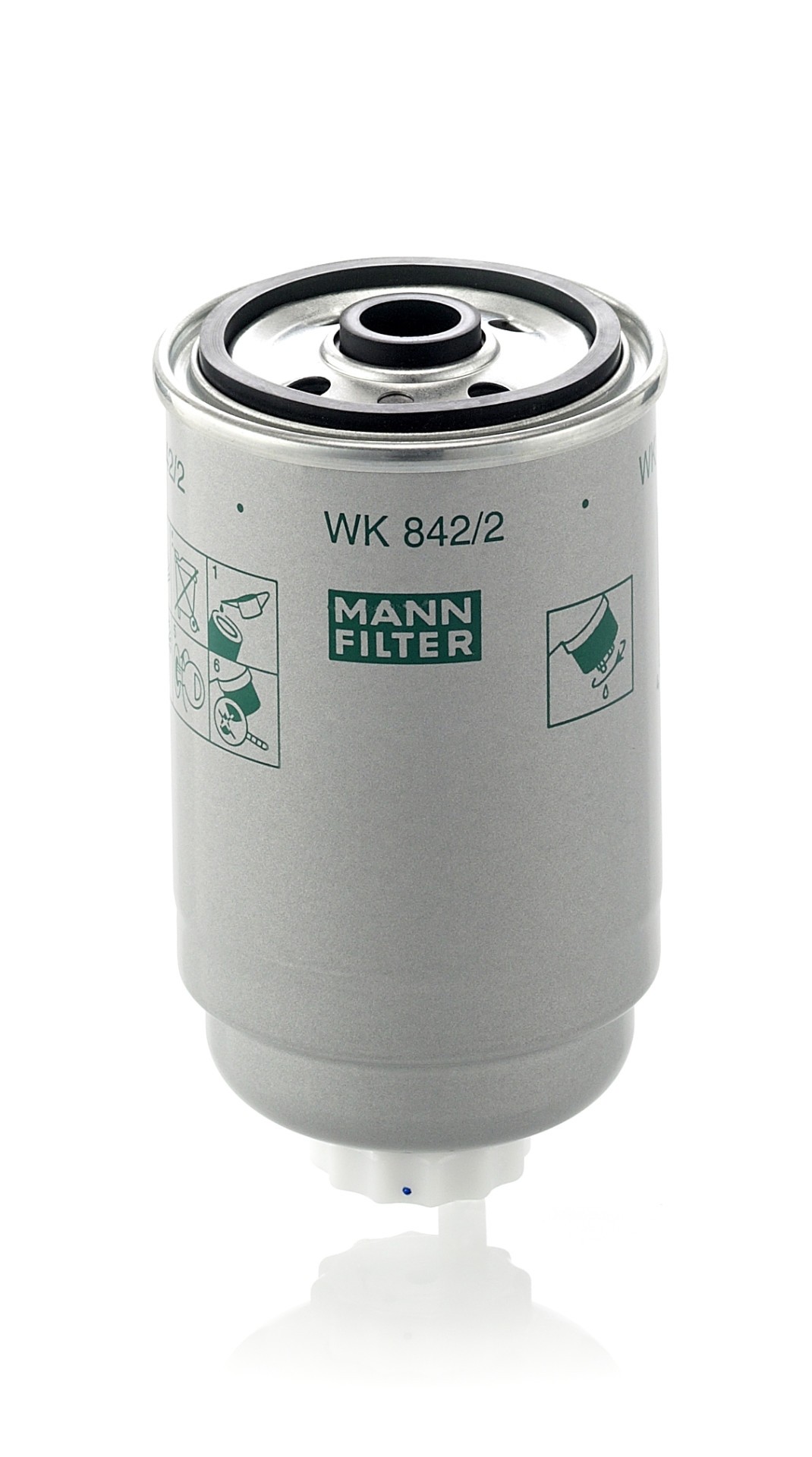 MANN-FILTER Kraftstofffilter, Art.-Nr. WK 842/2