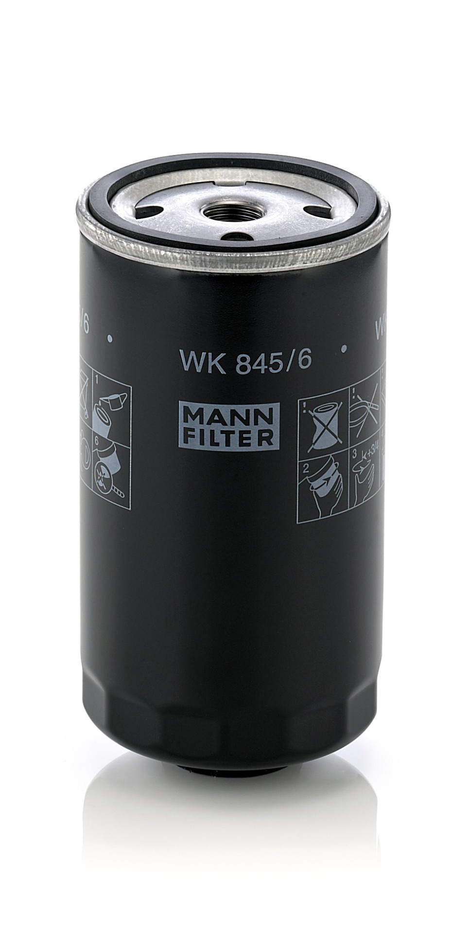 MANN-FILTER Kraftstofffilter, Art.-Nr. WK 845/6