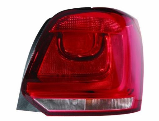 ABAKUS Rückleuchte ohne Glühlampe Rot Rechts für VW Polo V