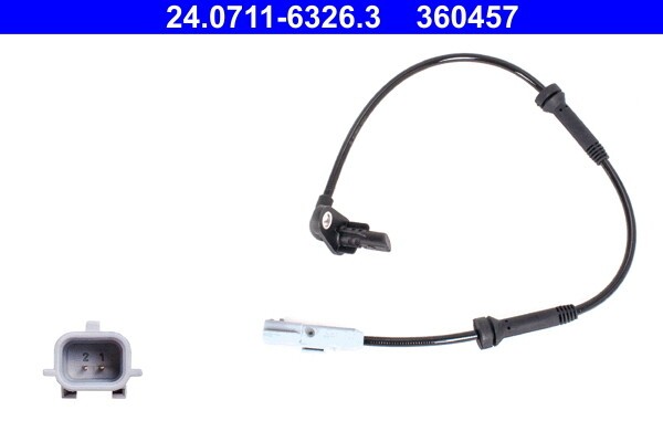 ATE ABS-Sensor Hinten Links (24.0711-6326.3) für DACIA Logan II Mcv Thalia