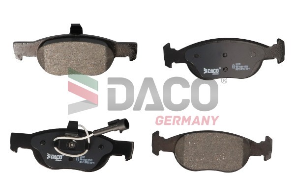 DACO Germany Bremsbeläge Vorne Rechts Links für FIAT Marea Brava LANCIA Delta II Bravo I