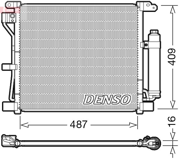 DENSO Kondensator, Klimaanlage, Art.-Nr. DCN46019