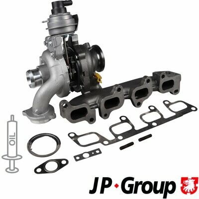 JP GROUP Turbolader inkl. Dichtungssatz für VW Crafter 30-35 30-50 Amarok