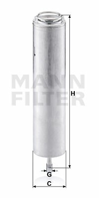 MANN-FILTER Kraftstofffilter, Art.-Nr. WK 5002 x