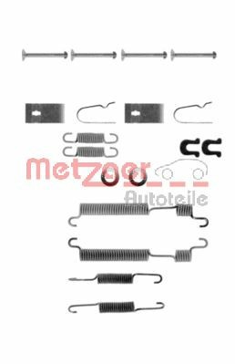 METZGER Zubehörsatz Bremsbacken Hinten (105-0653) für Honda Civic III IV V CRX I