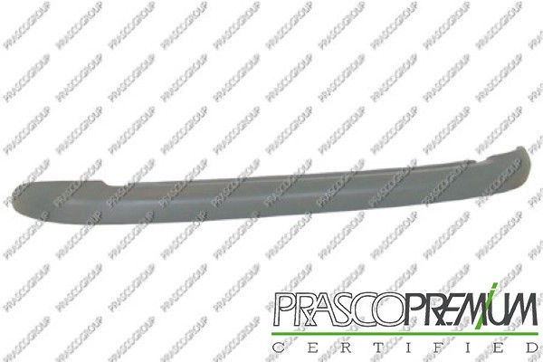 PRASCO Zier-/Schutzleiste, Stoßfänger Schwarz Hinten für PEUGEOT 206 Van