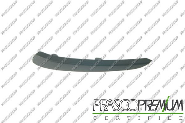 PRASCO Zier-/Schutzleiste, Stoßfänger Premium Schwarz Vorne Rechts (OP4101233)