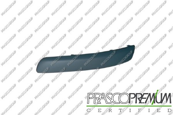 PRASCO Zier-/Schutzleiste, Stoßfänger Schwarz Vorne Links für VW Golf V
