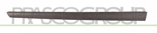 PRASCO Zier-/Schutzleiste, Tür Schwarz Vorne Links für FORD Fiesta V