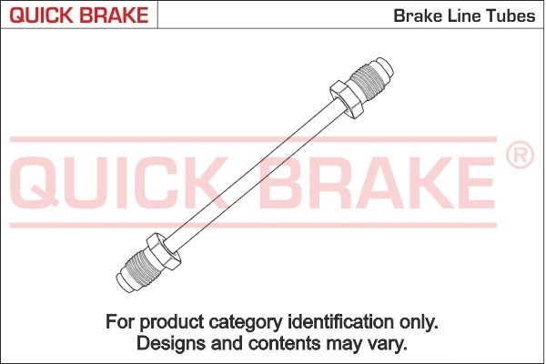 QUICK BRAKE Bremsleitung Hinten Links (CN-0650A-A) für RENAULT Megane I AUDI 80