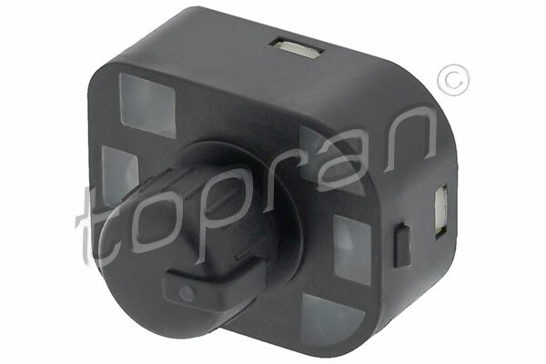 TOPRAN Schalter, Spiegelverstellung geclipst Fahrerseitig für A8 AUDI TT A3 SEAT Exeo A1 Q7 A6 C6 A4 B7 B6 A2