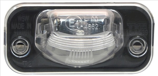 TYC Kennzeichenbeleuchtung mit Glühlampe Links oder Rechts (15-0539-00-2) für VW