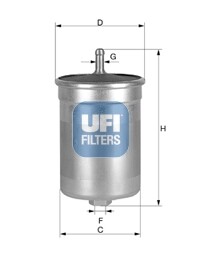 UFI Kraftstofffilter, Art.-Nr. 31.570.00