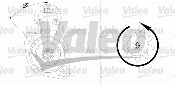 VALEO Anlasser 12V für VW Transporter T3