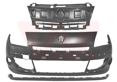 VAN WEZEL Stoßstange Vorne (4380574) für Renault Grand Scénic III |