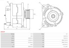 AS-PL Generator "Brandneu | AS-PL | Lichtmaschinen | 0123320018", Art.-Nr. A0019