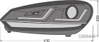 OSRAM Hauptscheinwerfersatz "LEDriving XENARC headlight for VW Golf VI", Art.-Nr. LEDHL102-GTI