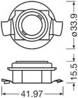 OSRAM Lampenfassung, Hauptscheinwerfer "LEDriving ADAPTER", Art.-Nr. 64210DA01-1
