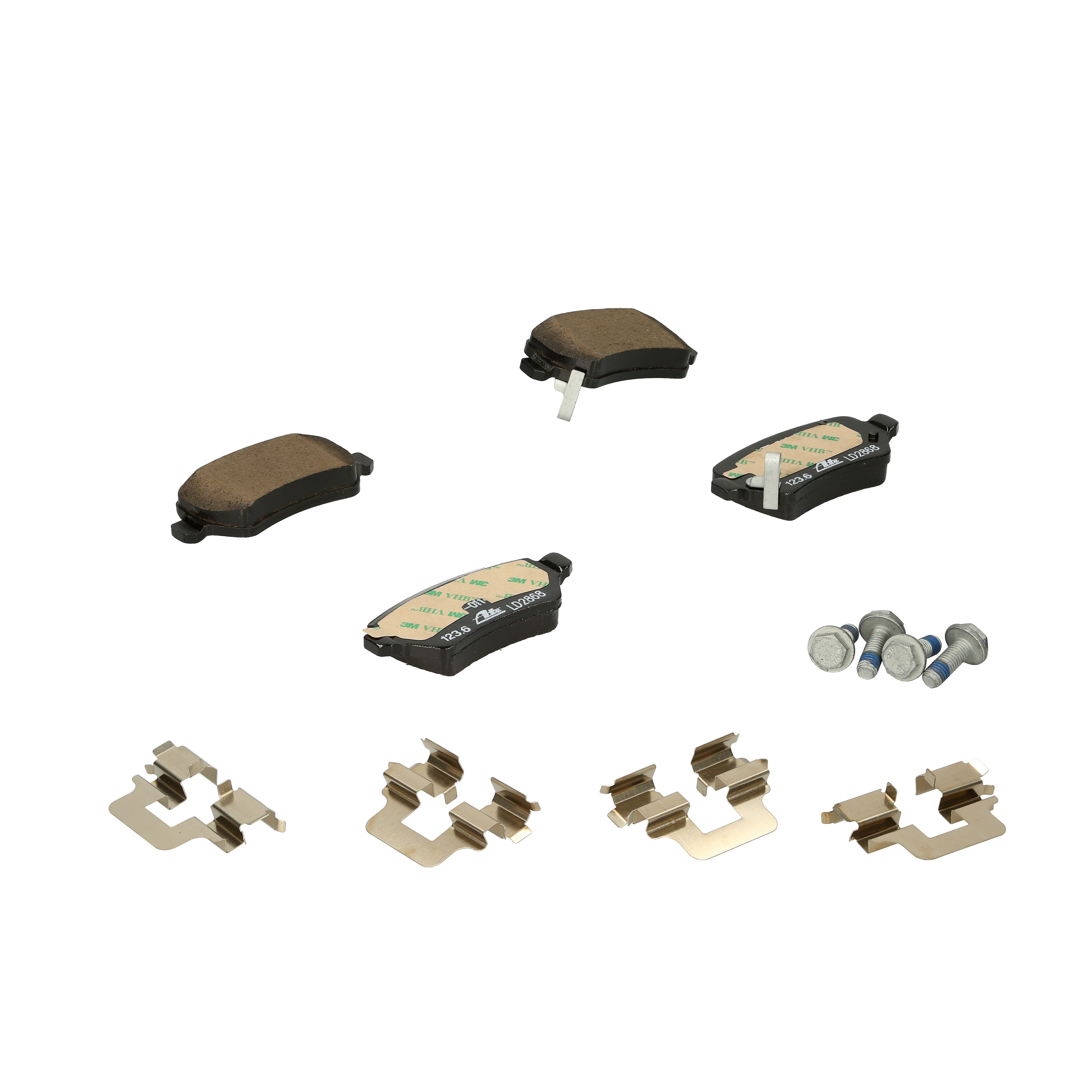 Bremsbelagsatz, Scheibenbremse 'ATE Ceramic' | ATE (13.0470-2868.2)