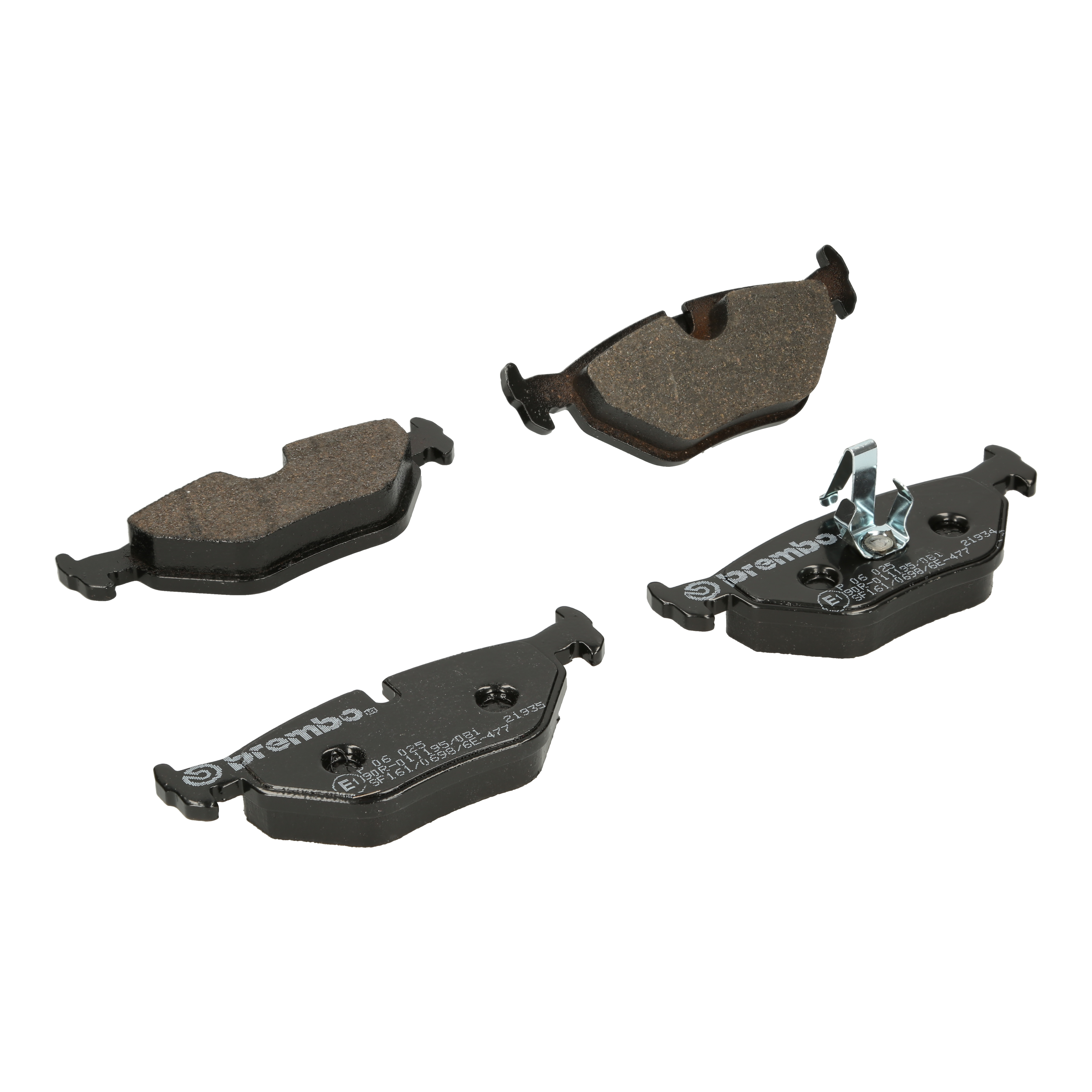 Bremsbelagsatz, Scheibenbremse | BREMBO (P 06 025)