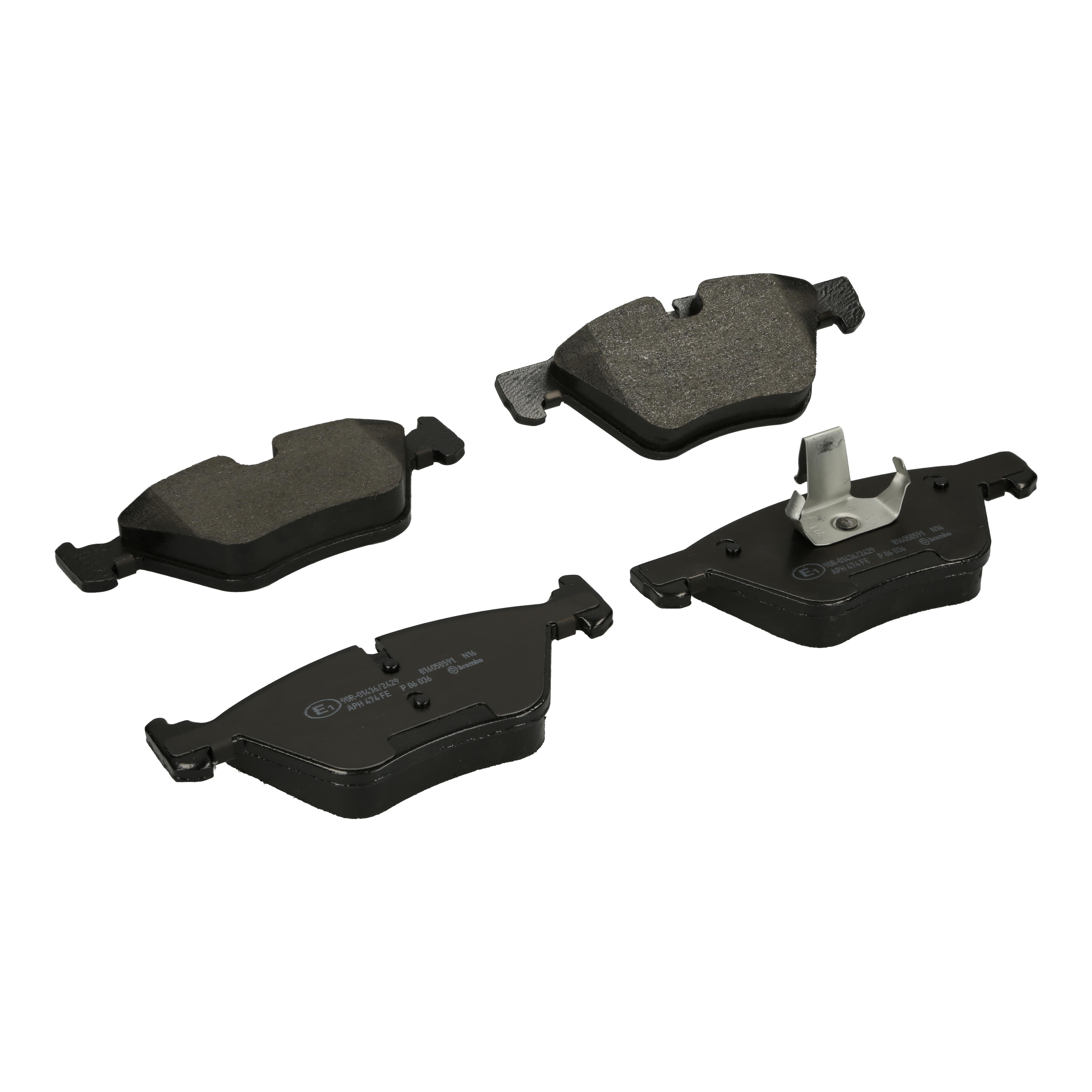 Bremsbelagsatz, Scheibenbremse | BREMBO (P 06 036)