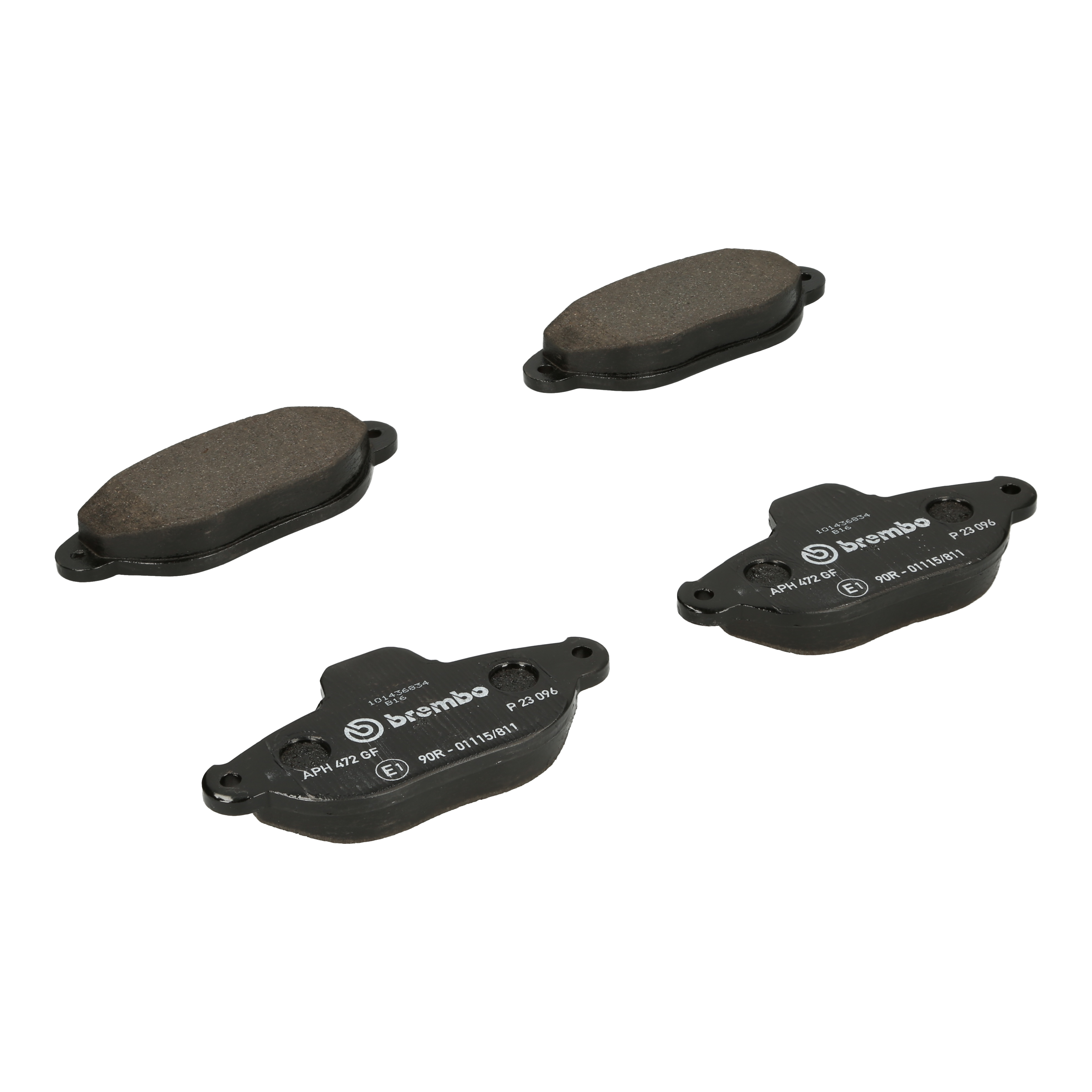 Bremsbelagsatz, Scheibenbremse | BREMBO (P 23 096)