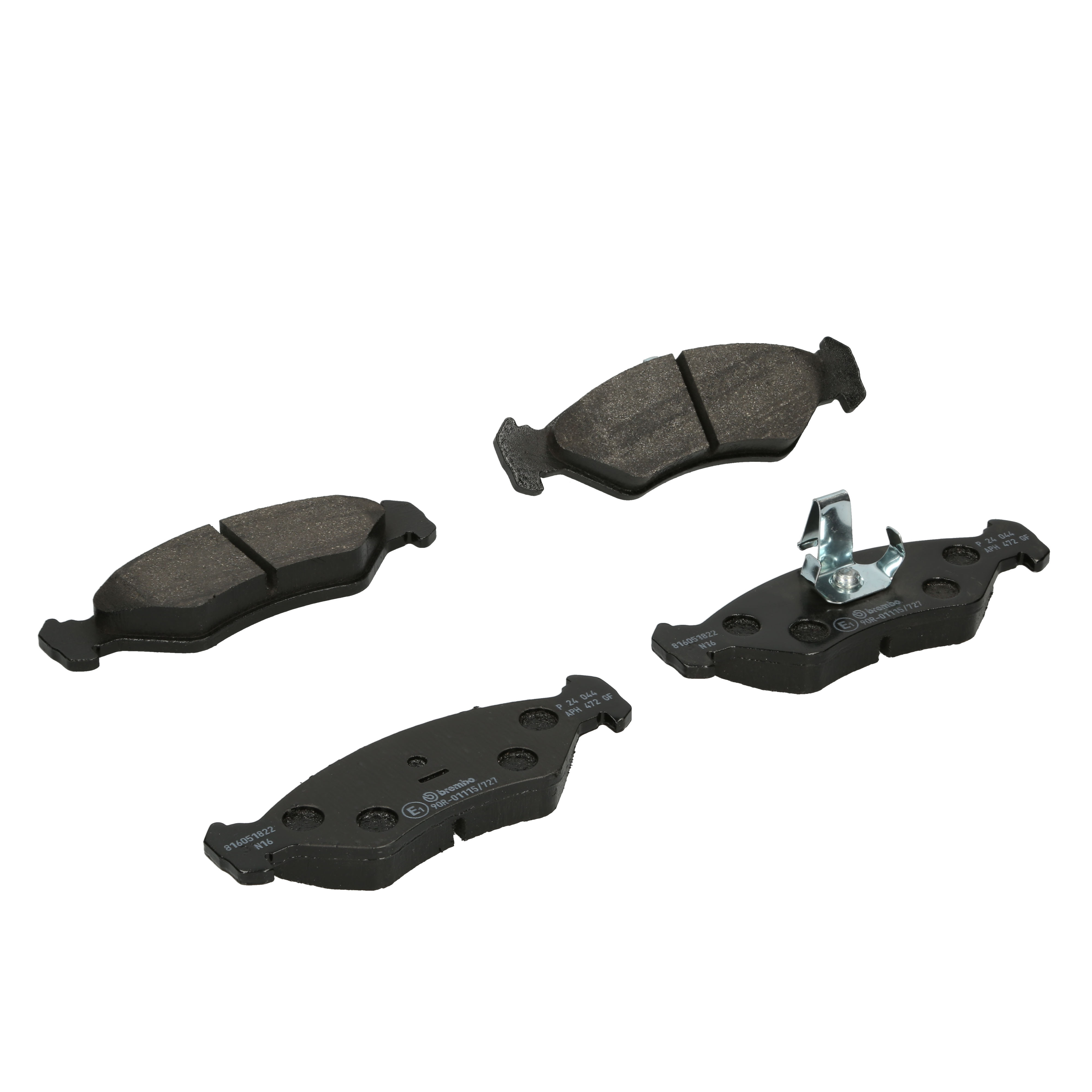 Bremsbelagsatz, Scheibenbremse | BREMBO (P 24 044)
