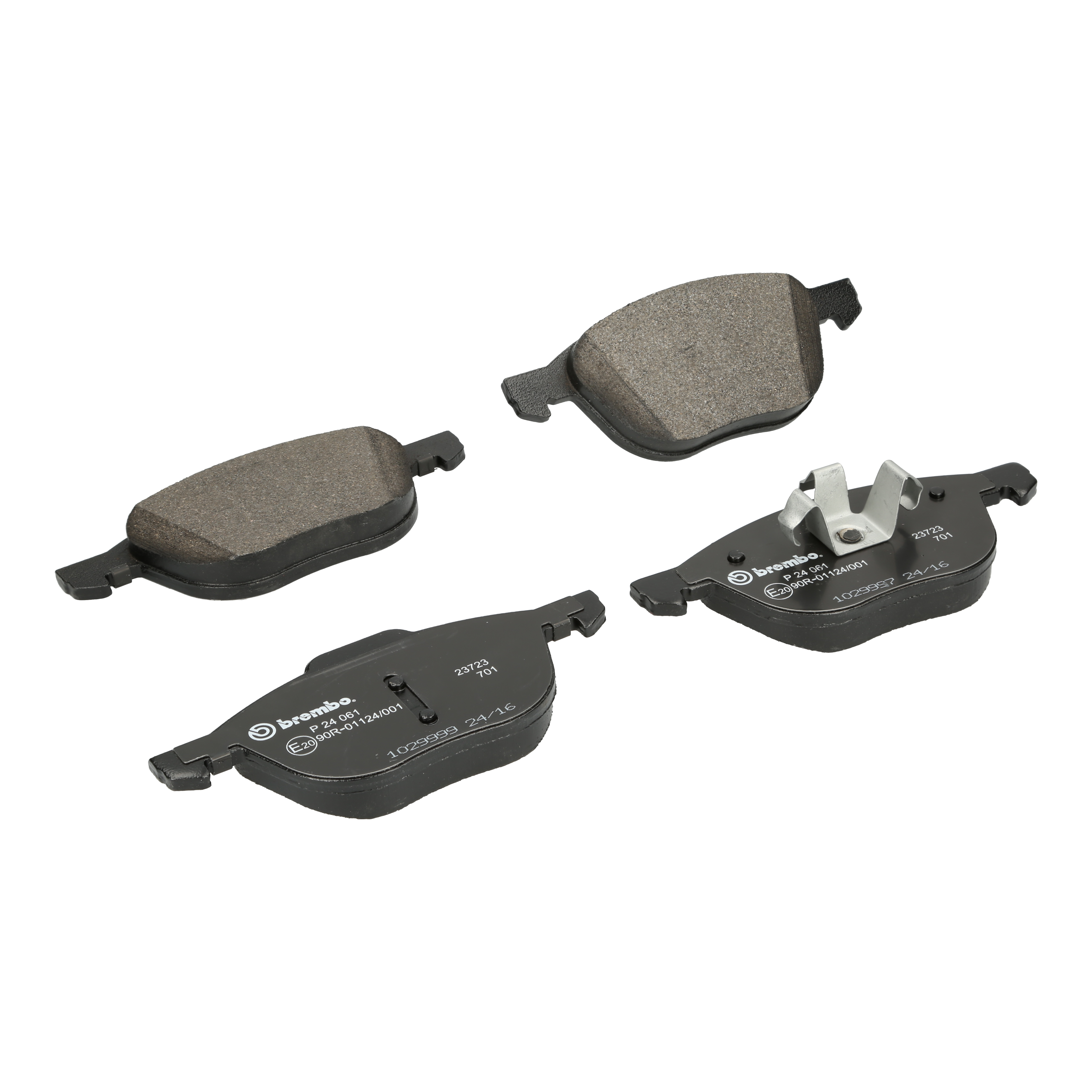 Bremsbelagsatz, Scheibenbremse | BREMBO (P 24 061)