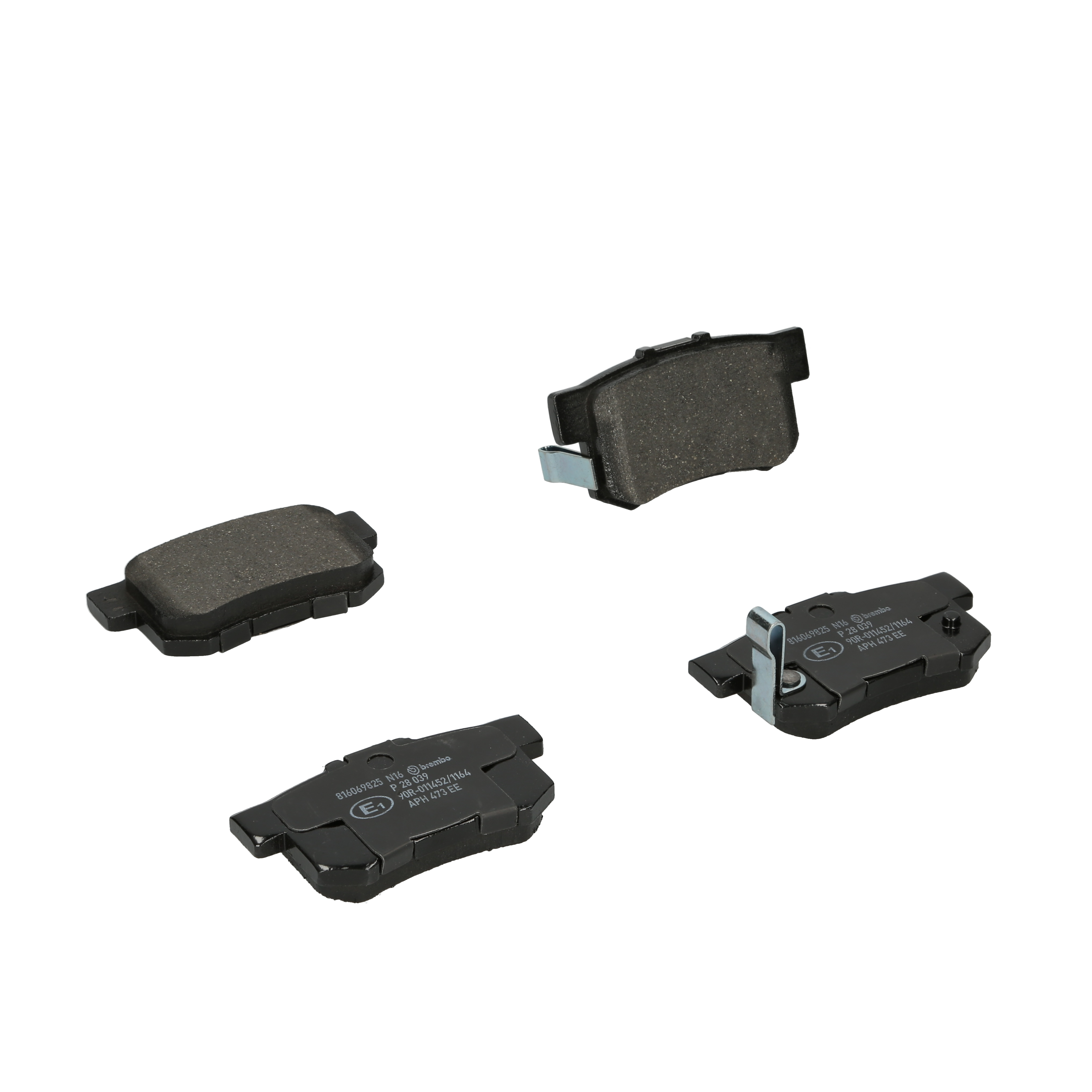 Bremsbelagsatz, Scheibenbremse | BREMBO (P 28 039)