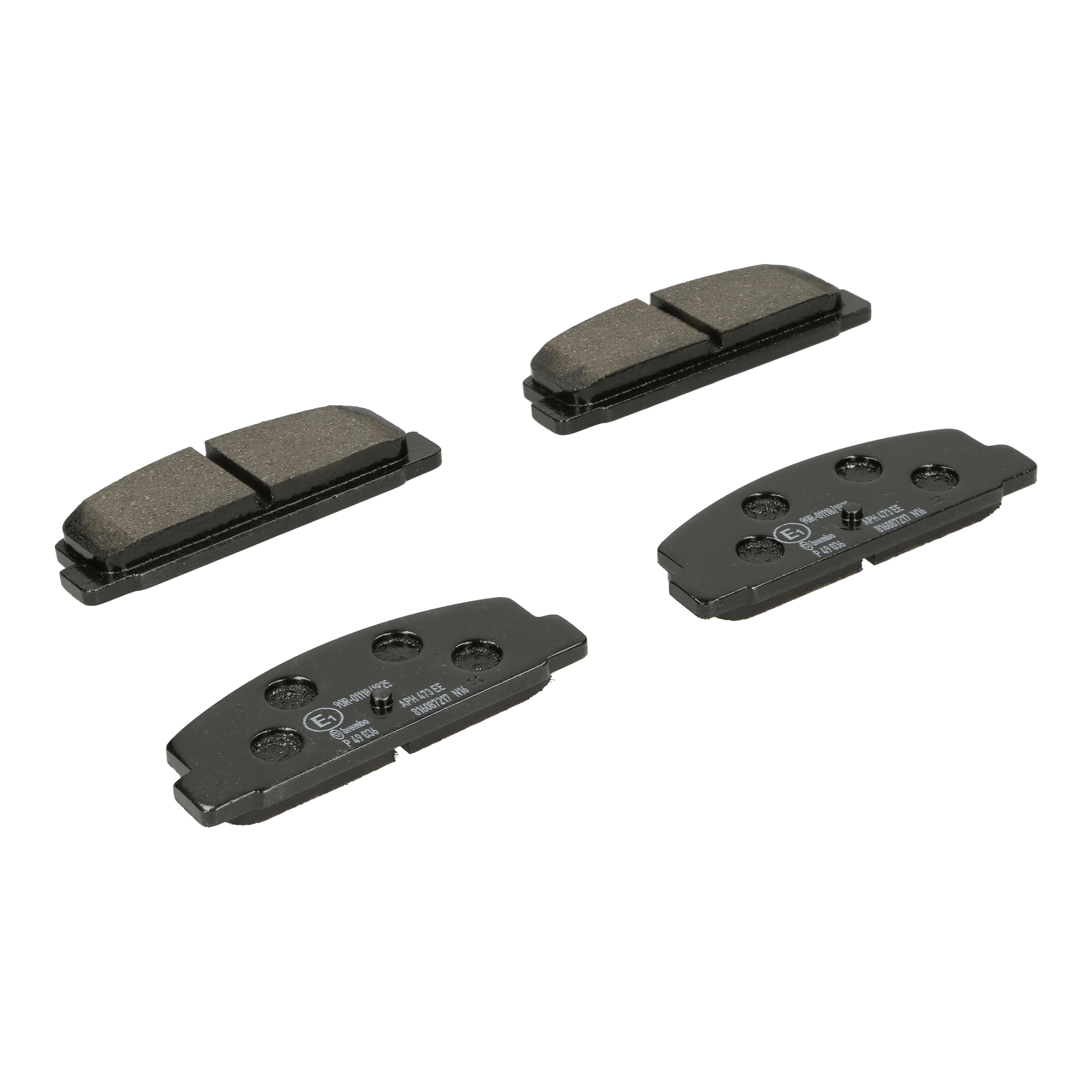 Bremsbelagsatz, Scheibenbremse | BREMBO (P 49 036)