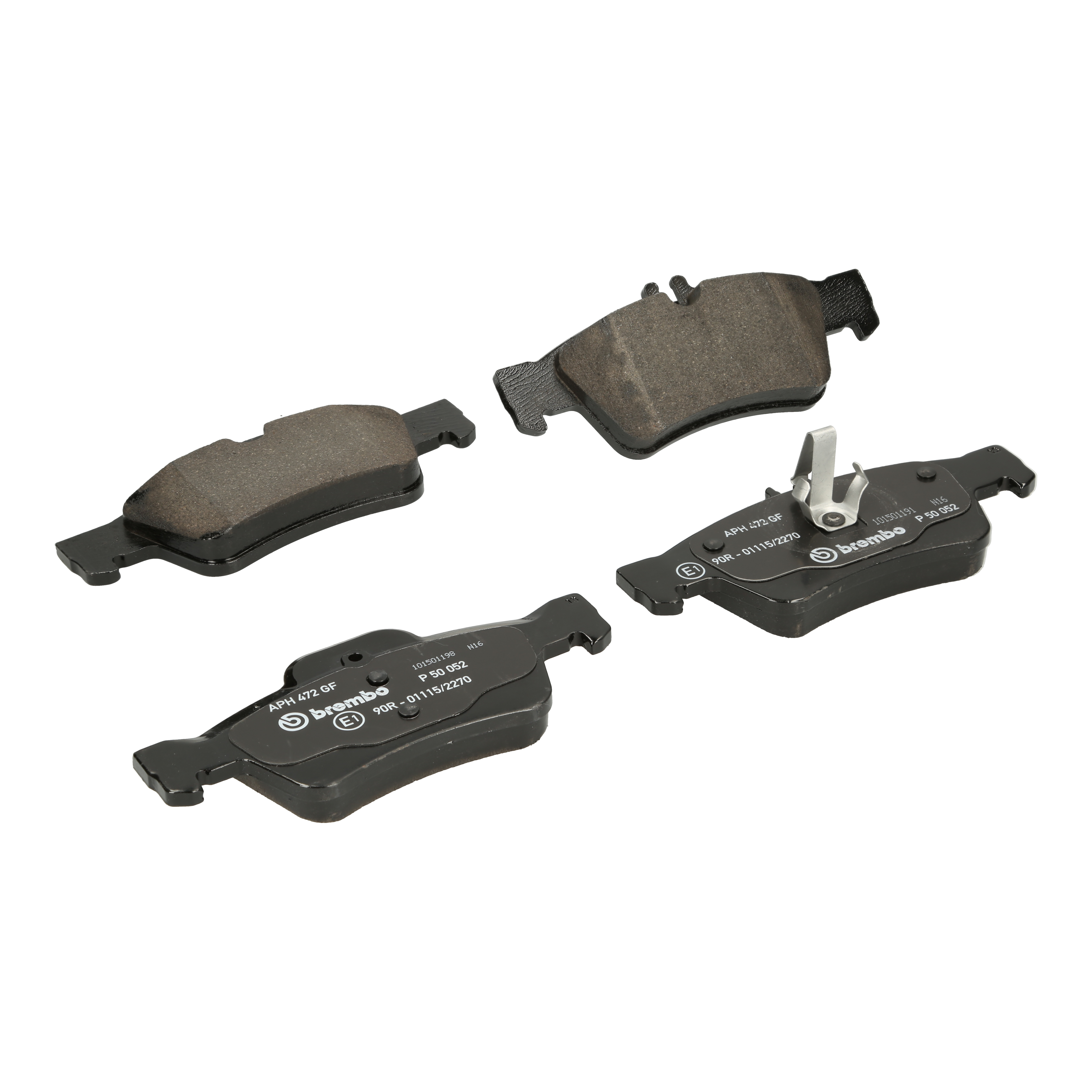 Bremsbelagsatz, Scheibenbremse | BREMBO (P 50 052)