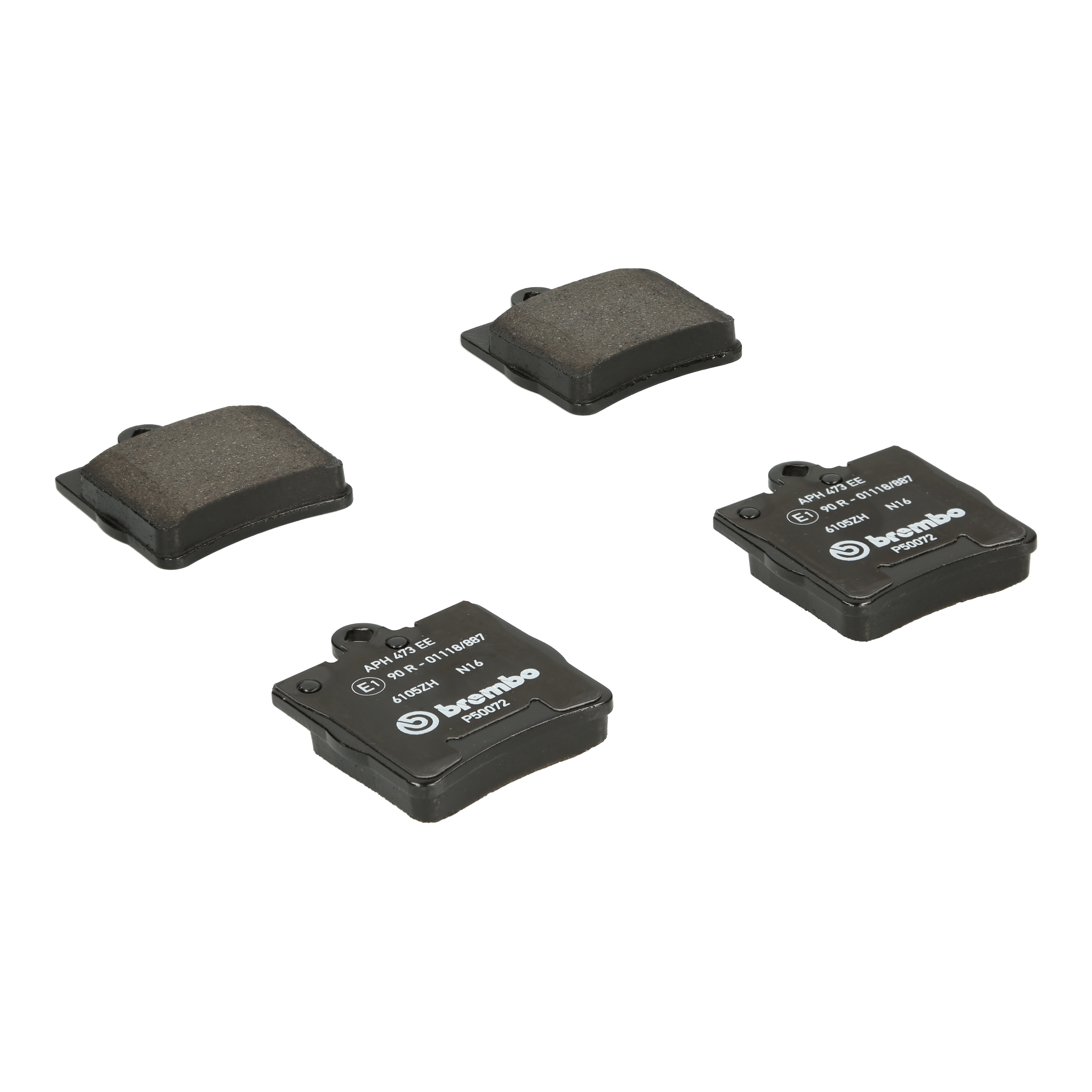 Bremsbelagsatz, Scheibenbremse | BREMBO (P 50 072)