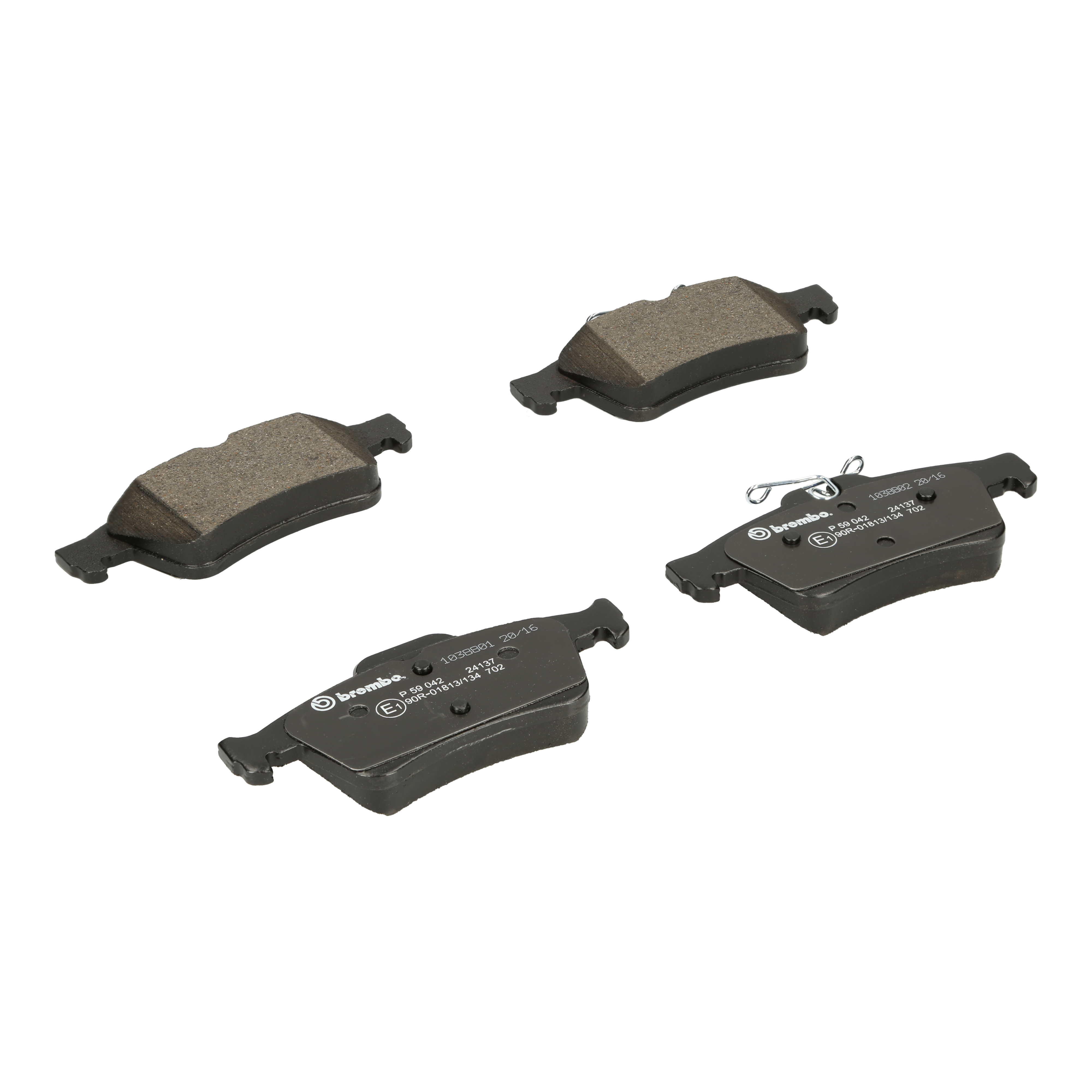 Bremsbelagsatz, Scheibenbremse | BREMBO (P 59 042)