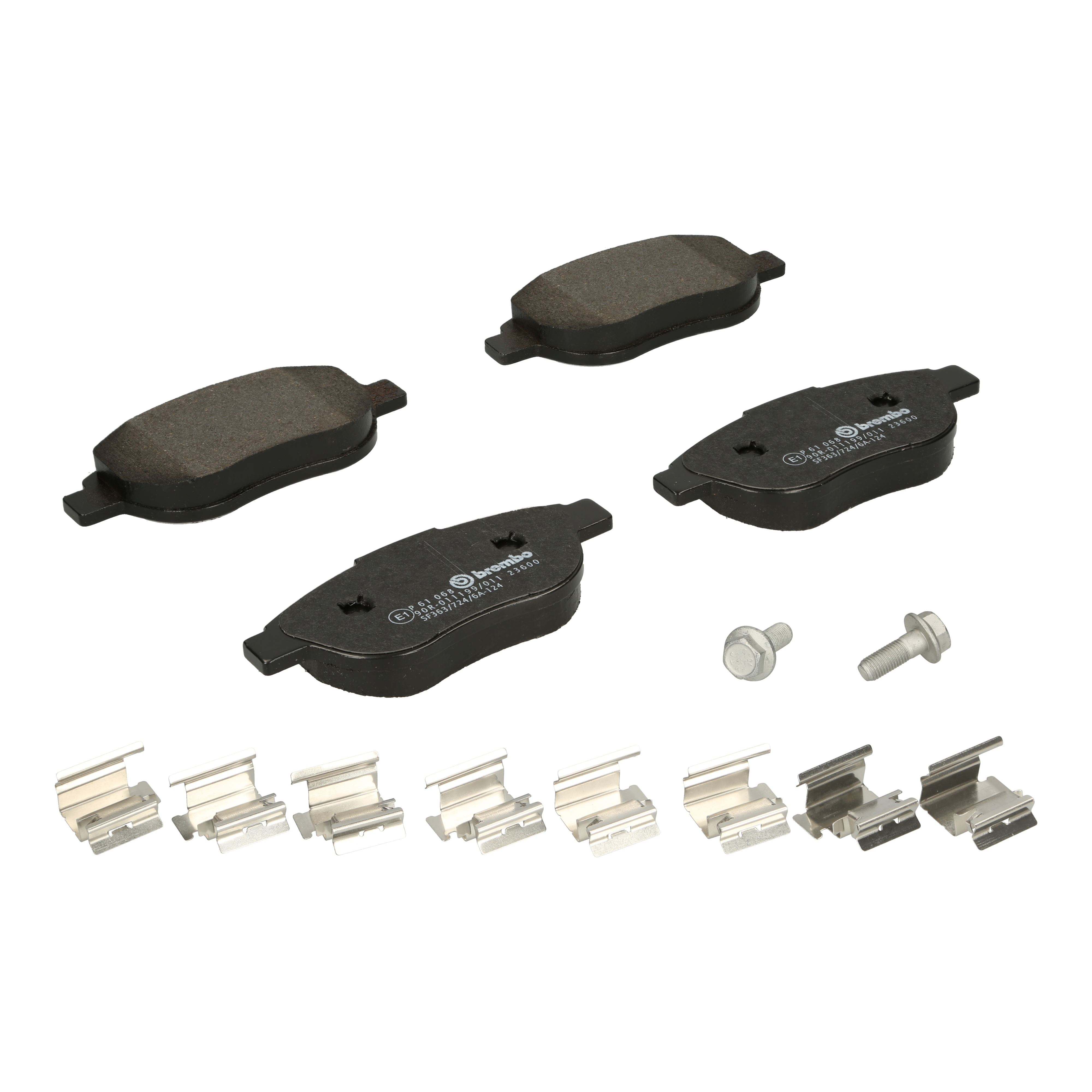 Bremsbelagsatz, Scheibenbremse | BREMBO (P 61 068)
