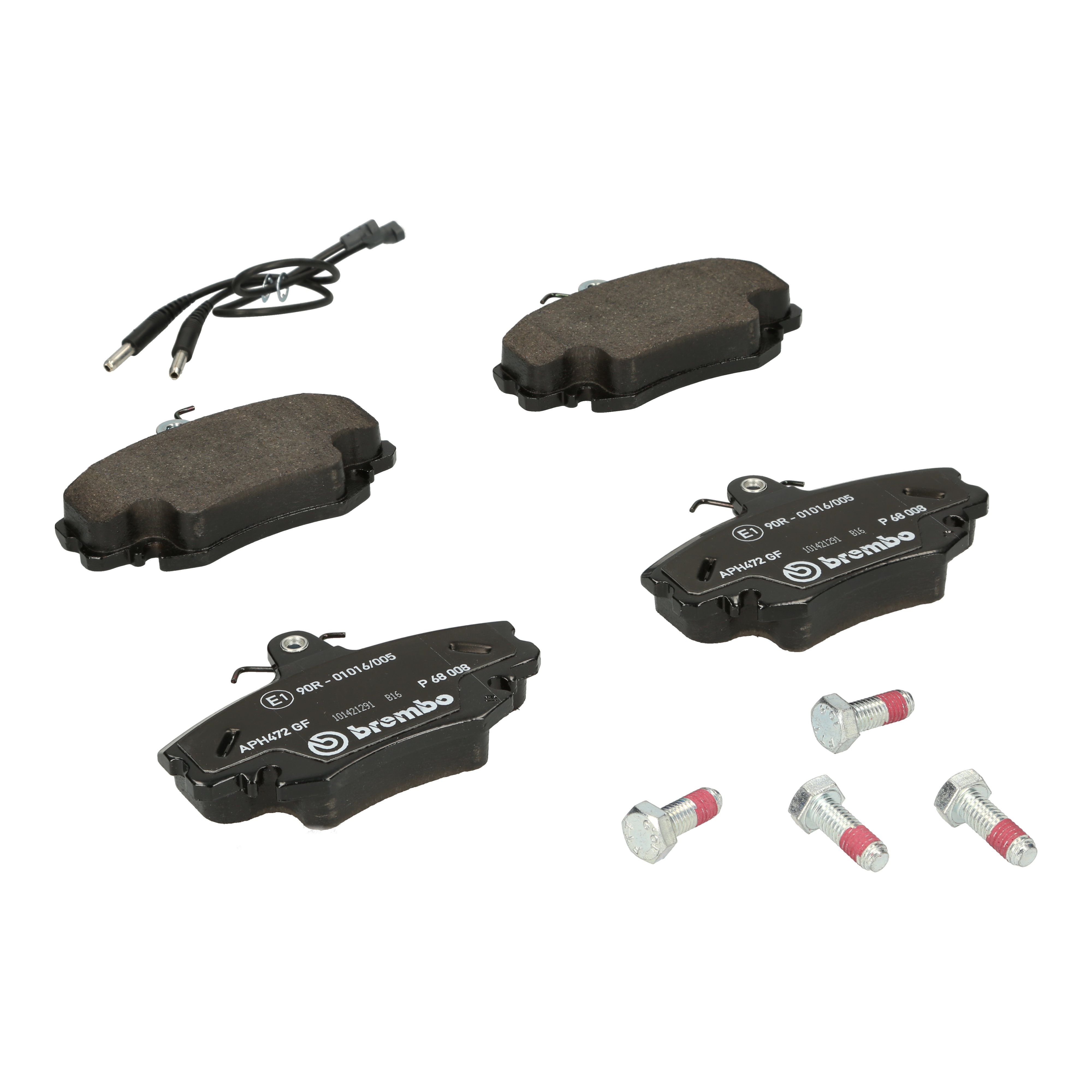 Bremsbelagsatz, Scheibenbremse | BREMBO (P 68 008)