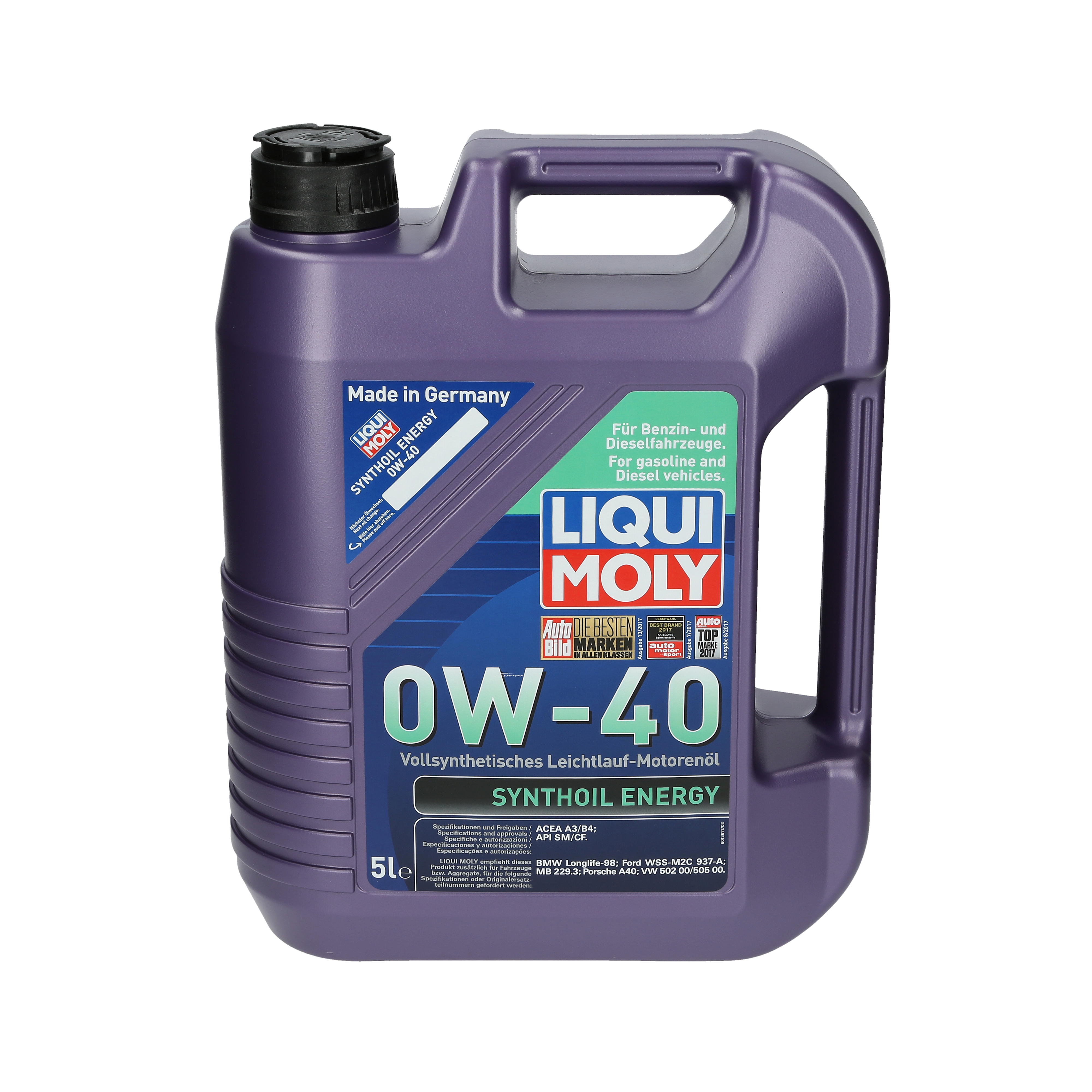 Synthoil Energy 0W 40 5 L Von Liqui Moly 2360 17413 liqui moly kopen in de aanbieding