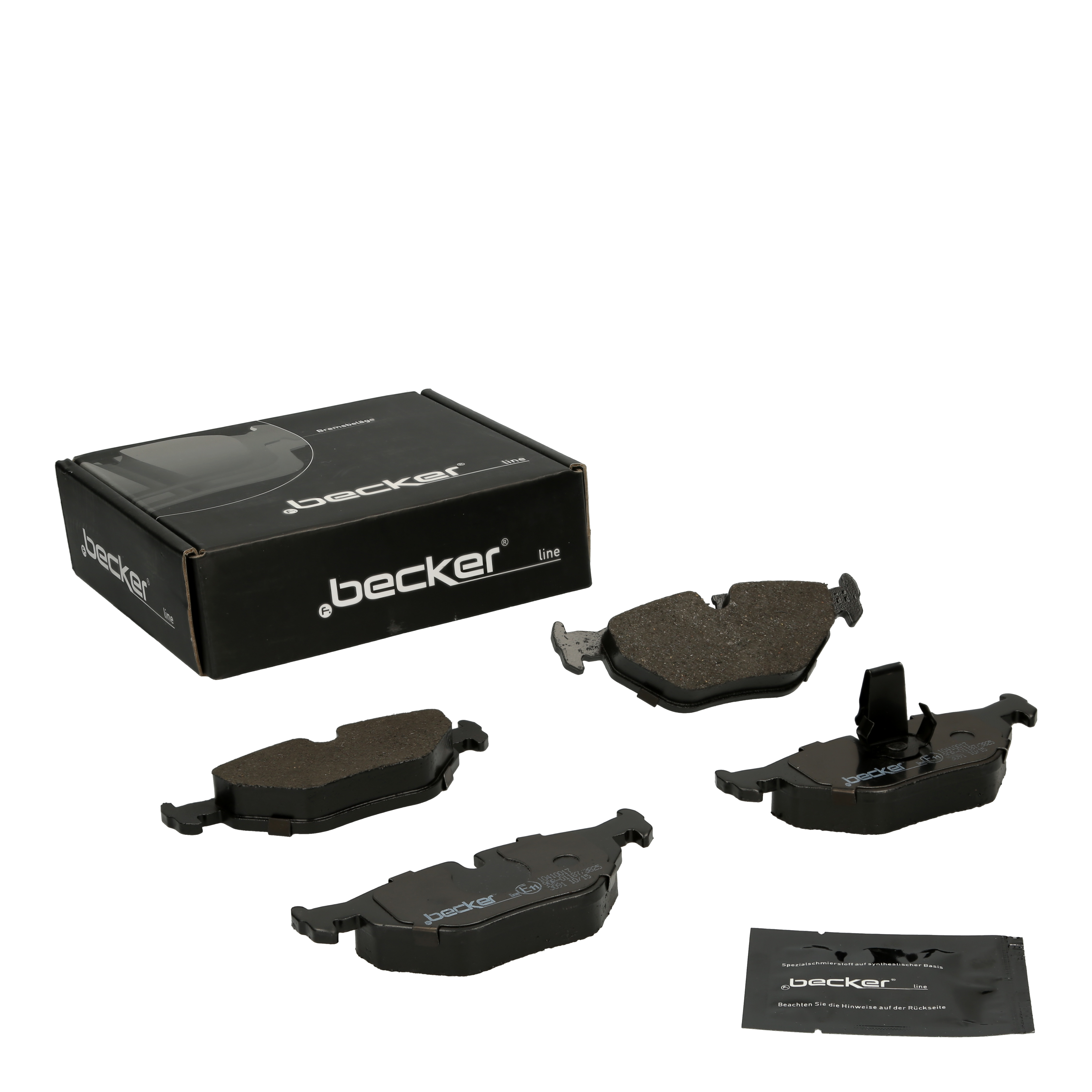 Bremsbelagsatz, Scheibenbremse | f.becker_line (104 10017)