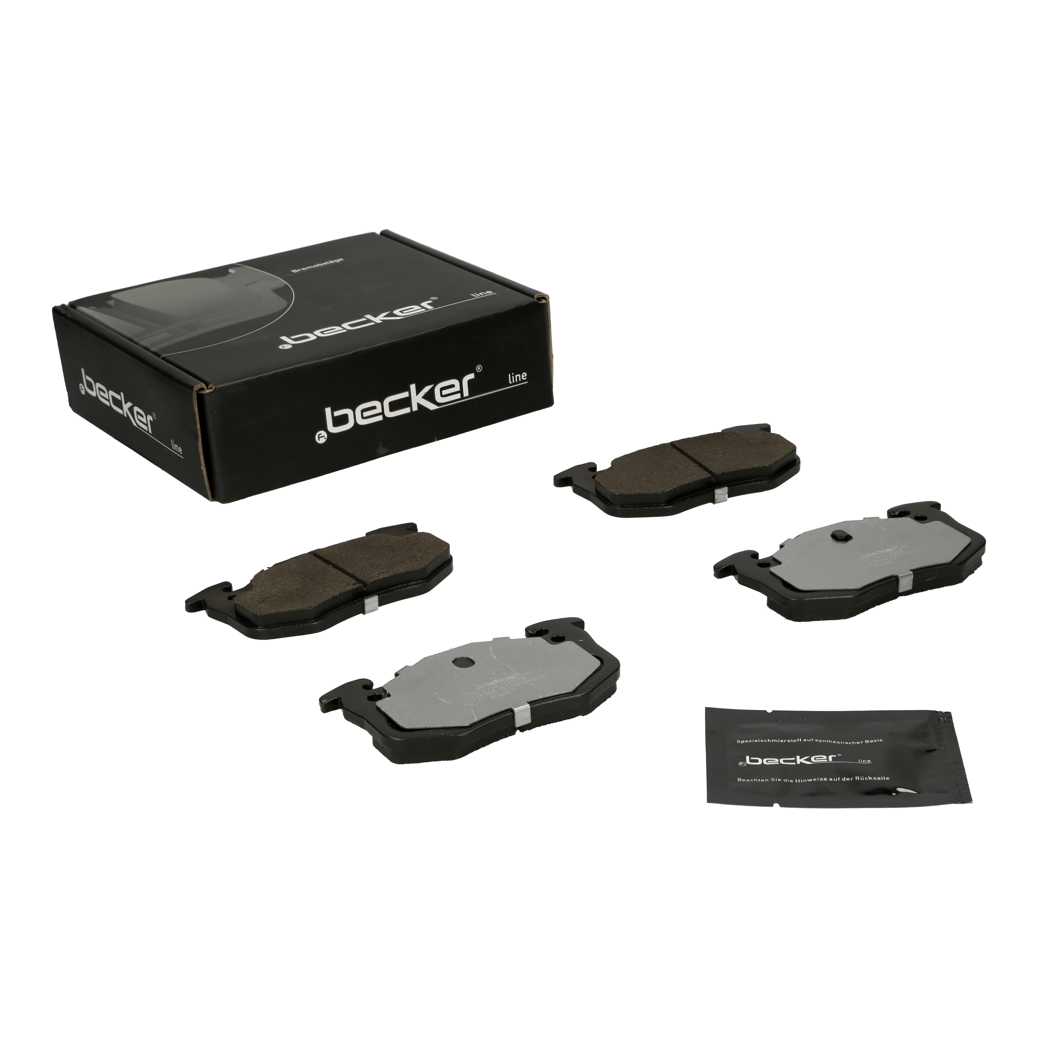 Bremsbelagsatz, Scheibenbremse | f.becker_line (104 10050)