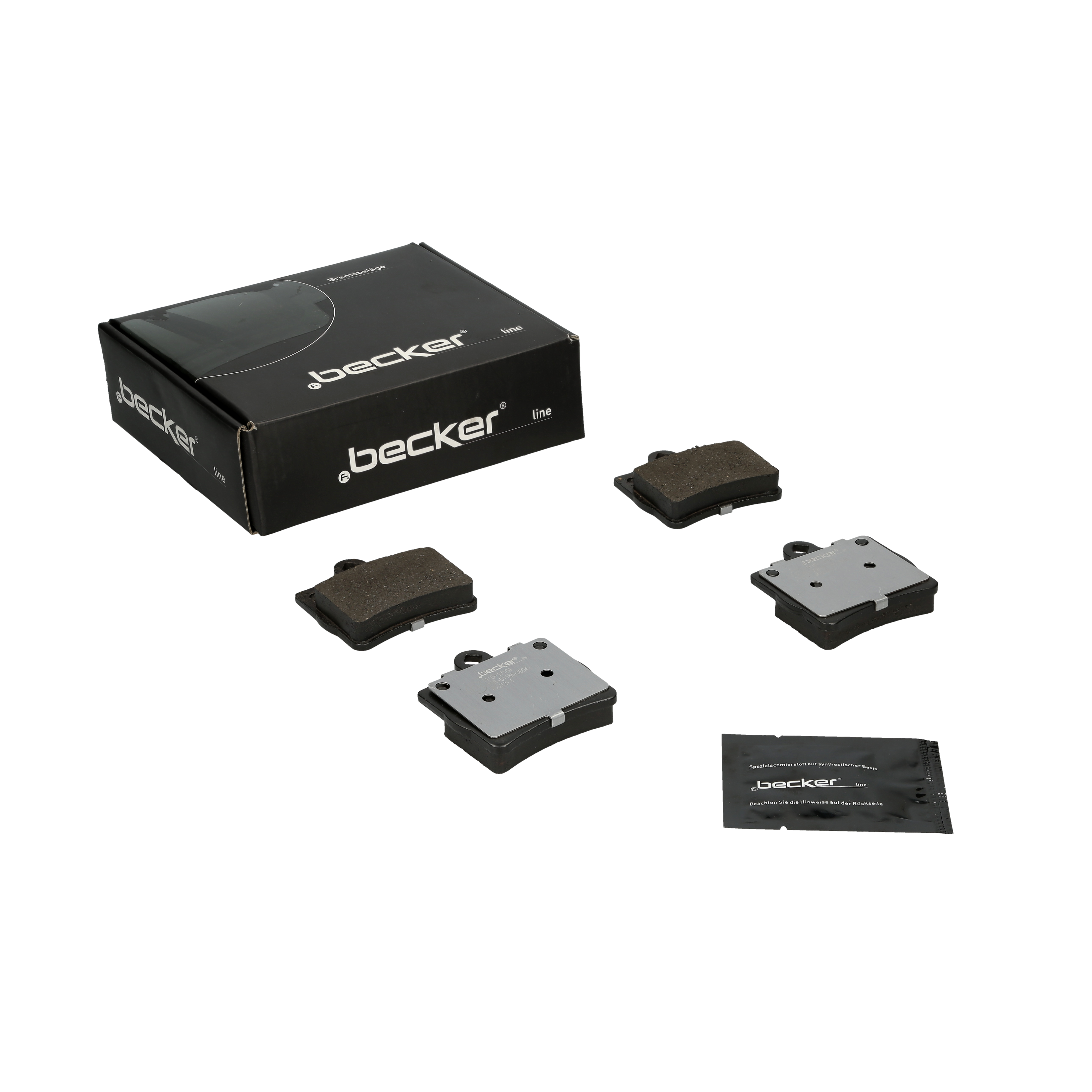 Bremsbelagsatz, Scheibenbremse | f.becker_line (104 10078)