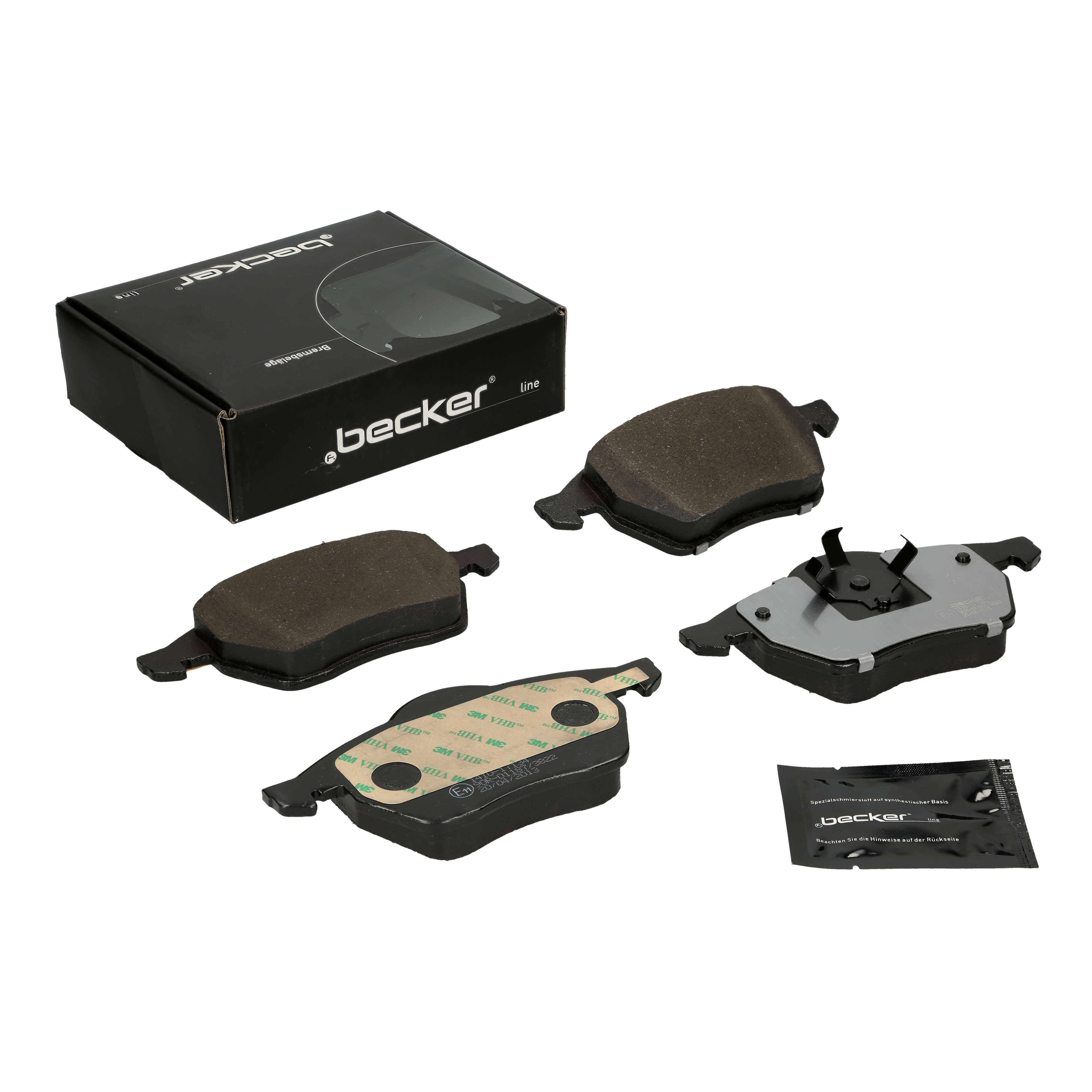 Bremsbelagsatz, Scheibenbremse | f.becker_line (104 10108)