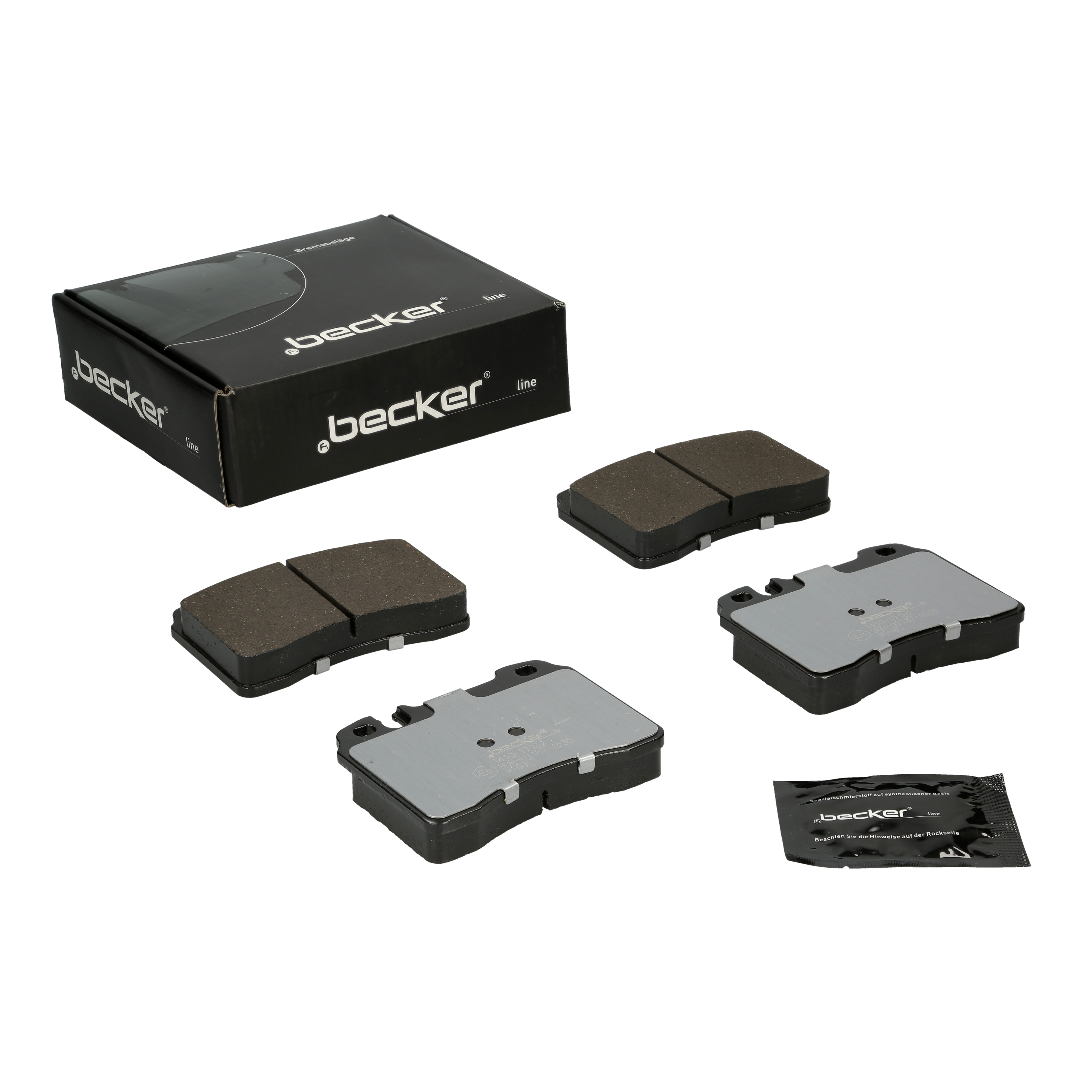 Bremsbelagsatz, Scheibenbremse | f.becker_line (104 10136)