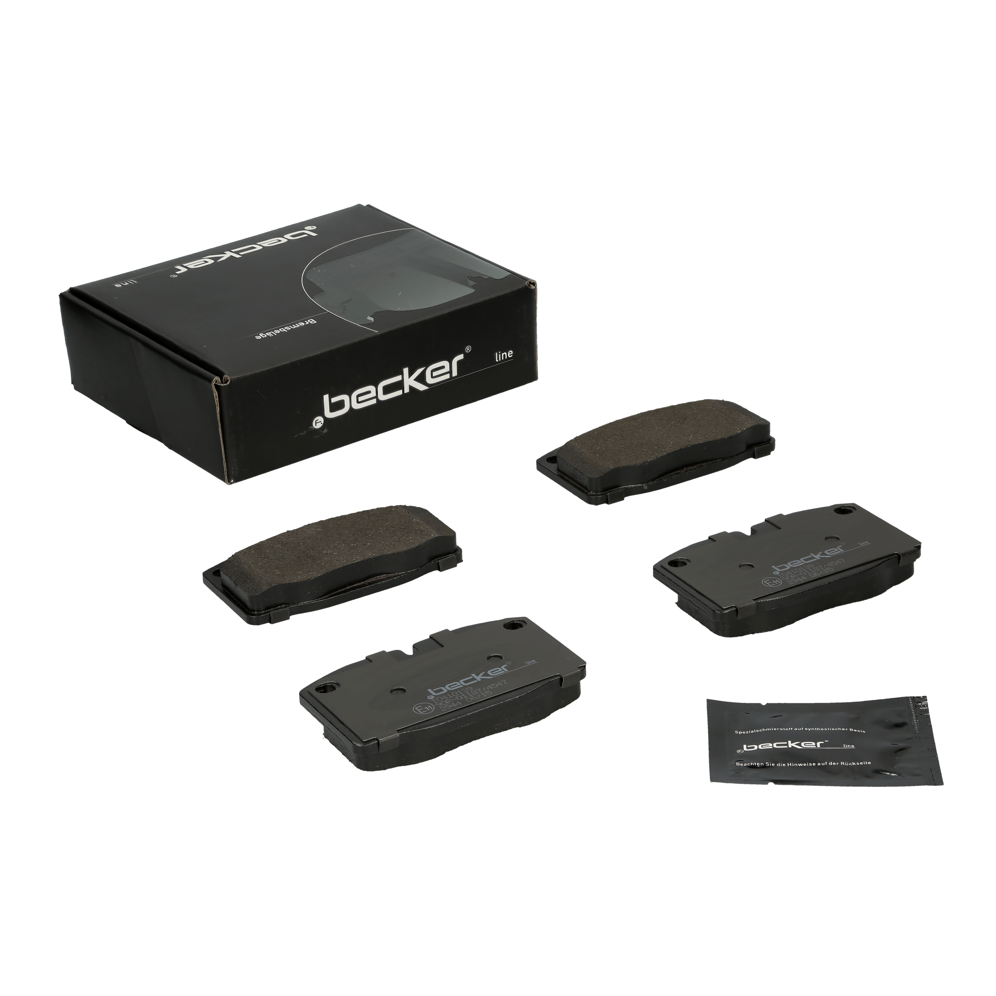 Bremsbelagsatz, Scheibenbremse | f.becker_line (104 10139)