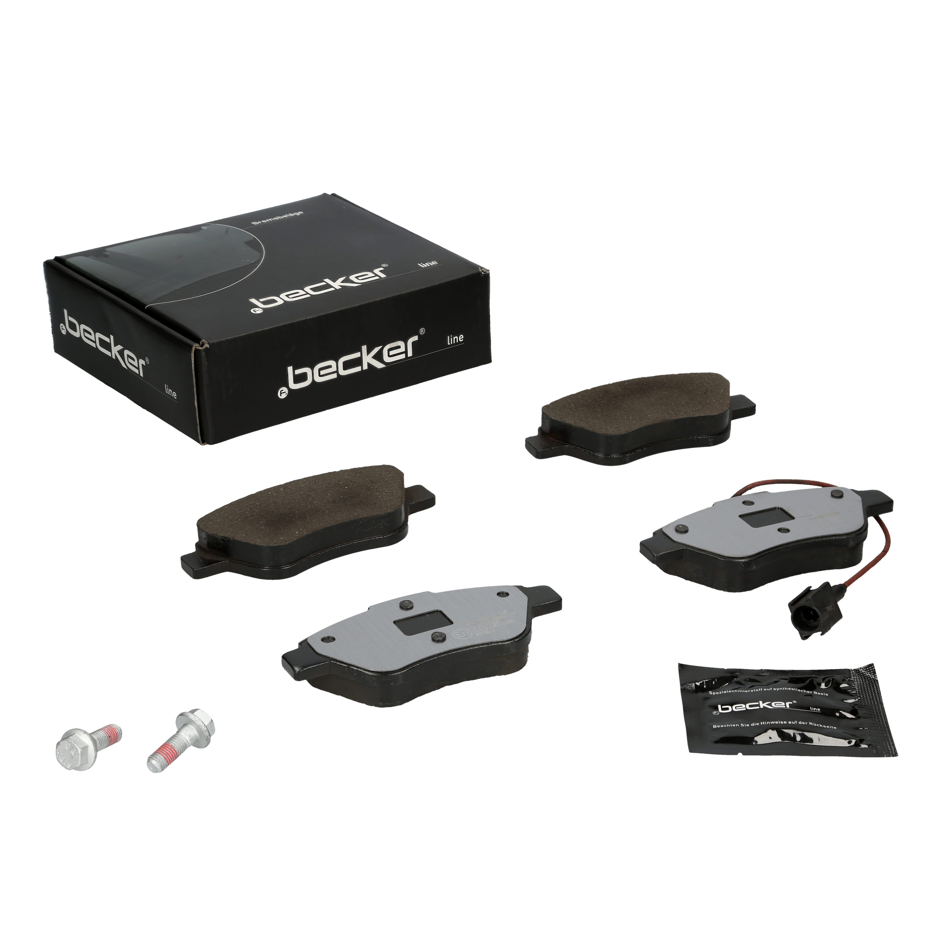 Bremsbelagsatz, Scheibenbremse | f.becker_line (104 10154)