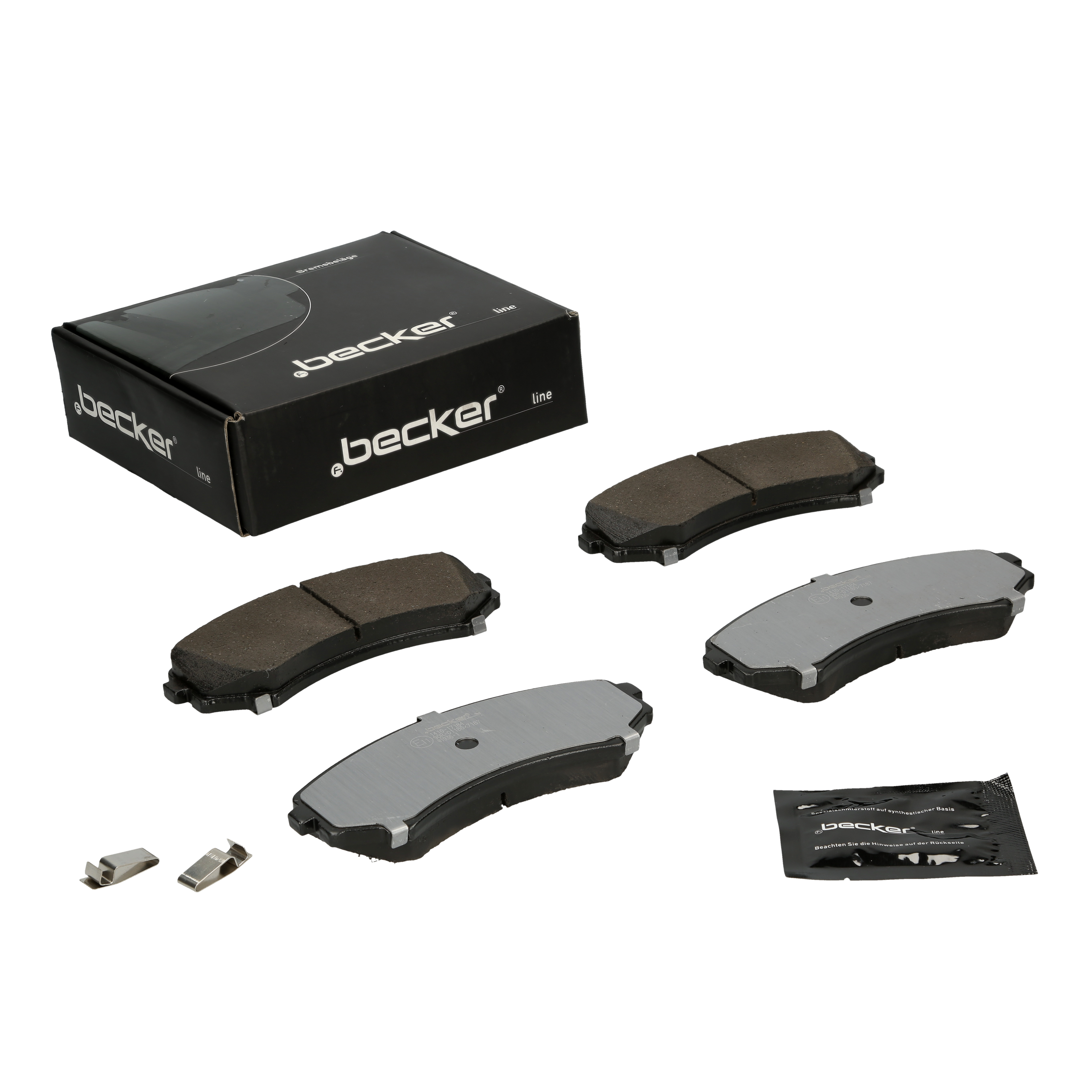 Bremsbelagsatz, Scheibenbremse | f.becker_line (104 10158)