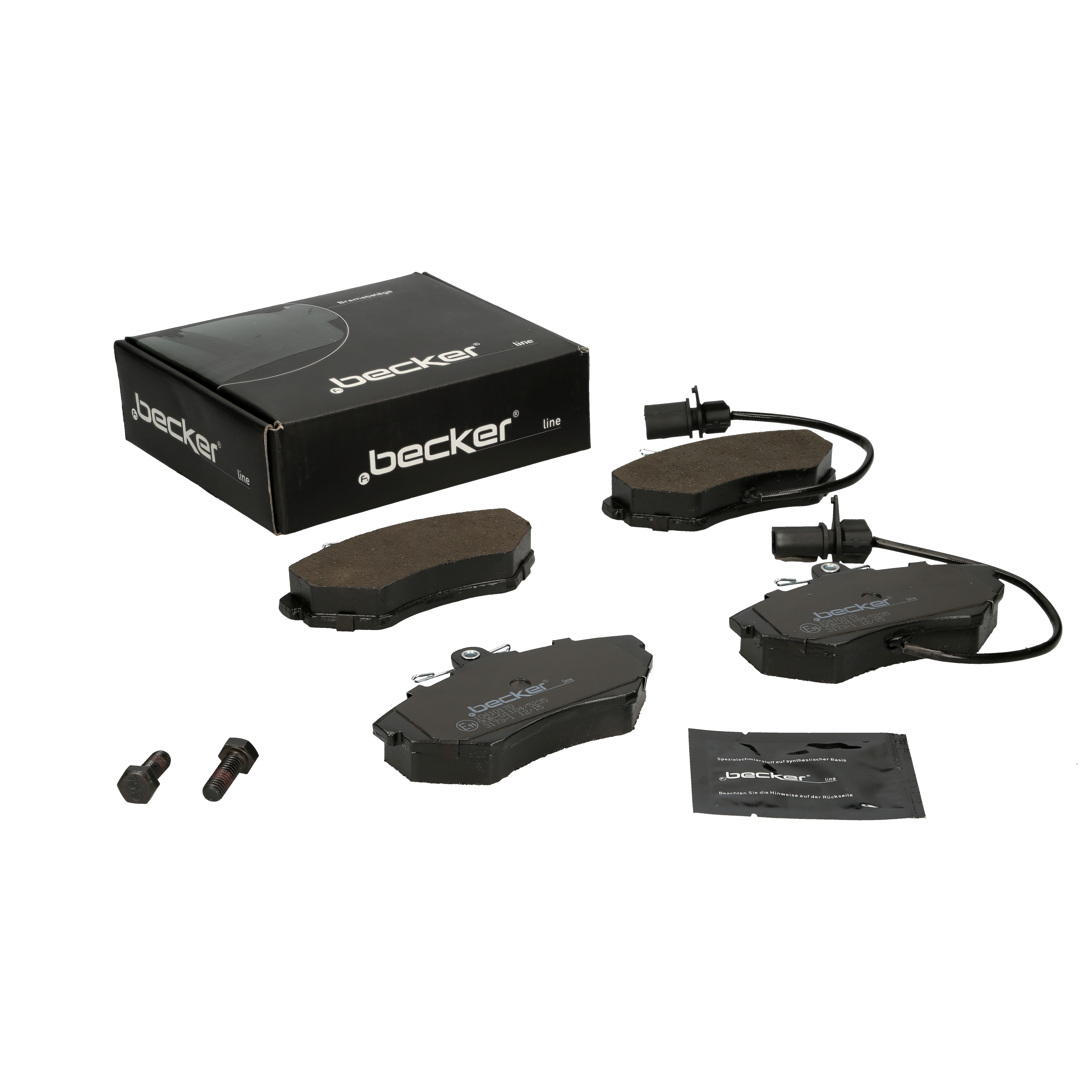 Bremsbelagsatz, Scheibenbremse | f.becker_line (104 10170)