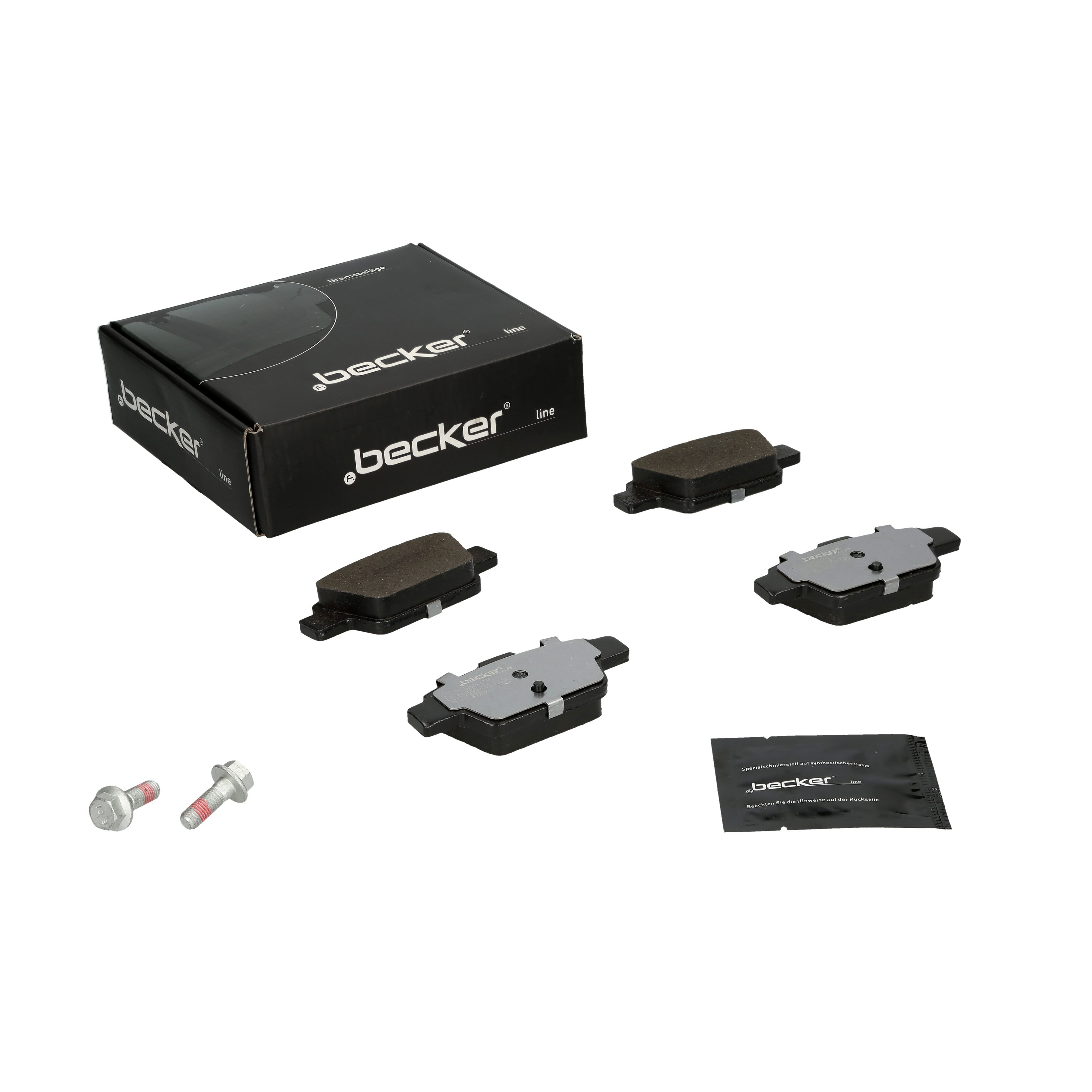 Bremsbelagsatz, Scheibenbremse | f.becker_line (104 10206)