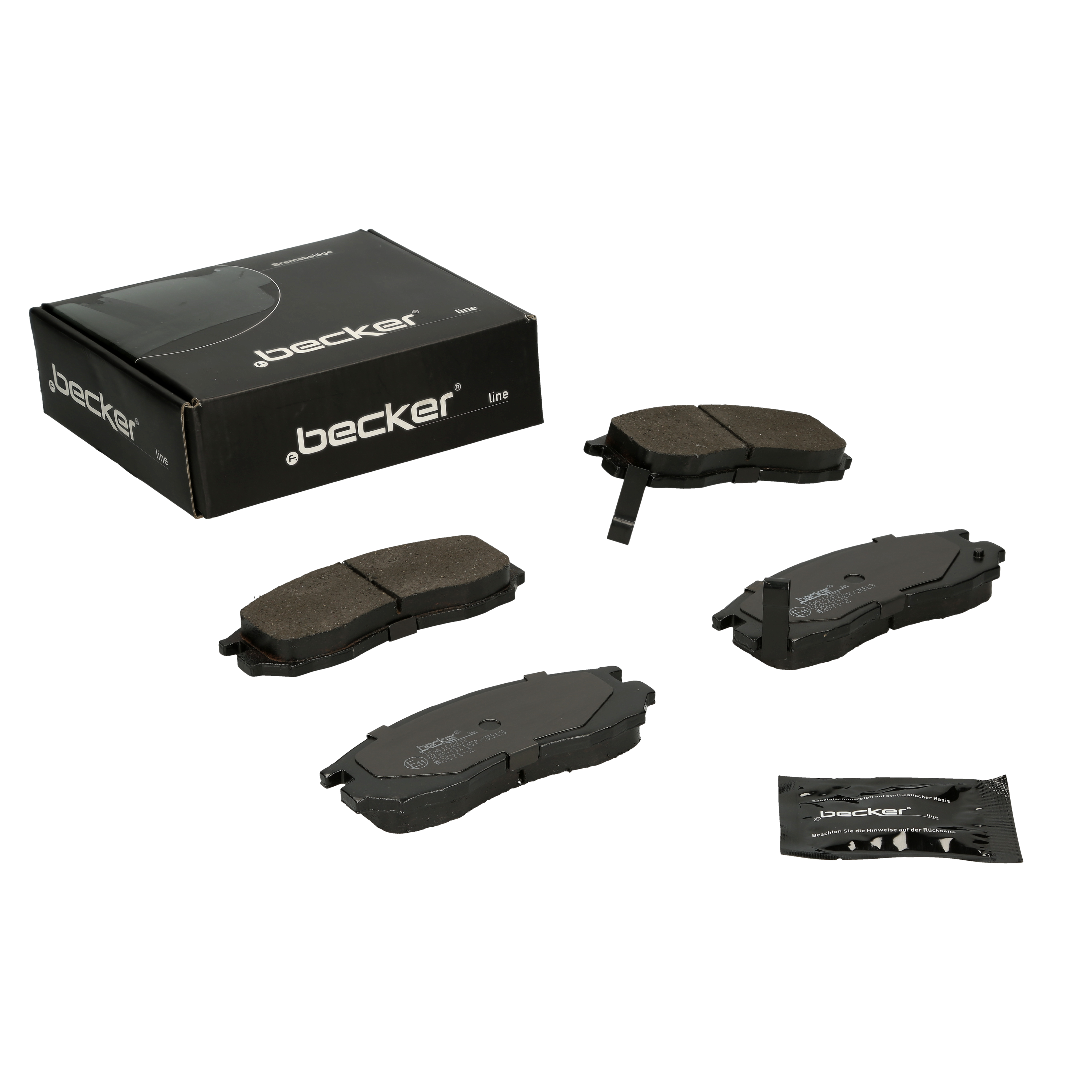 Bremsbelagsatz, Scheibenbremse | f.becker_line (104 10207)