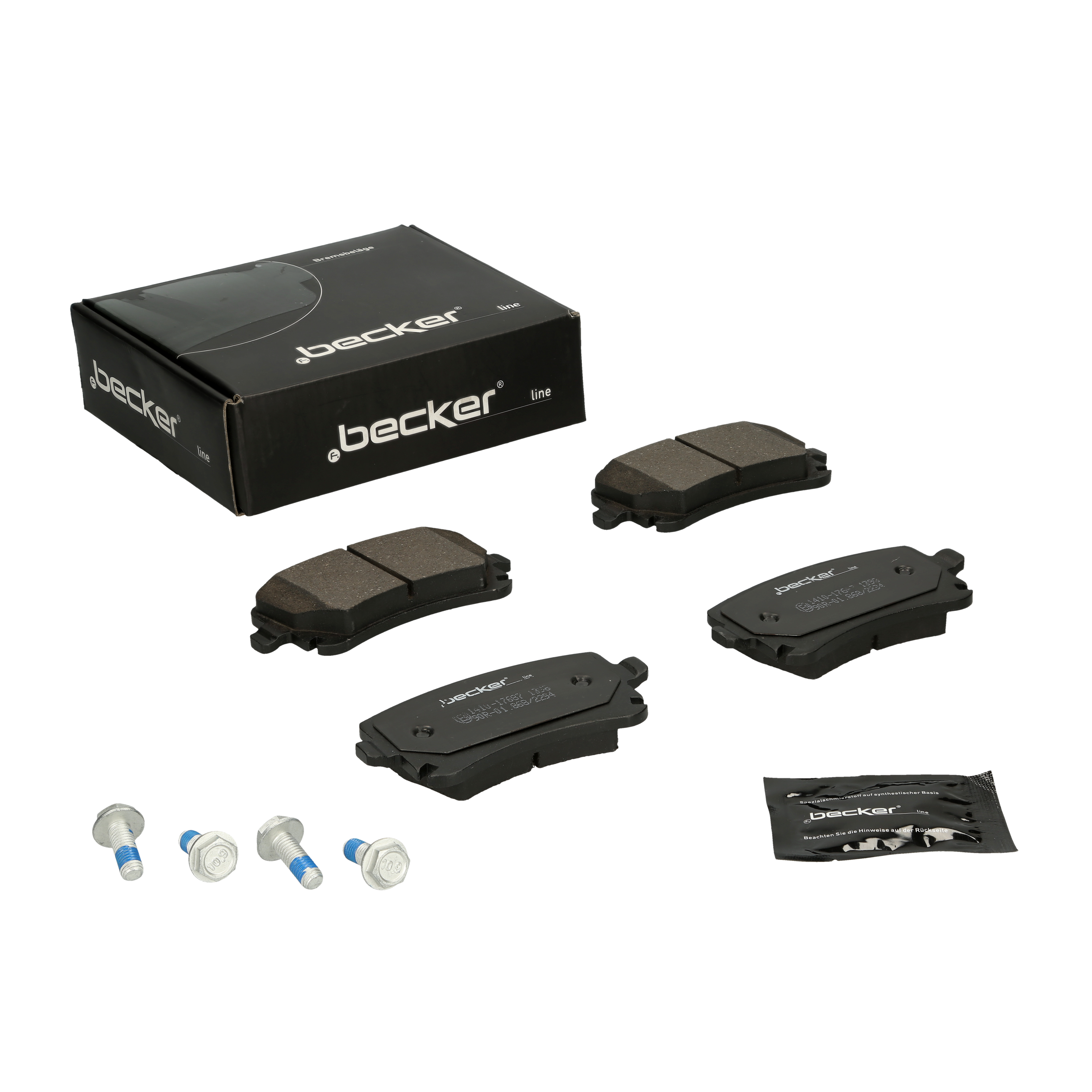 Bremsbelagsatz, Scheibenbremse | f.becker_line (104 10226)