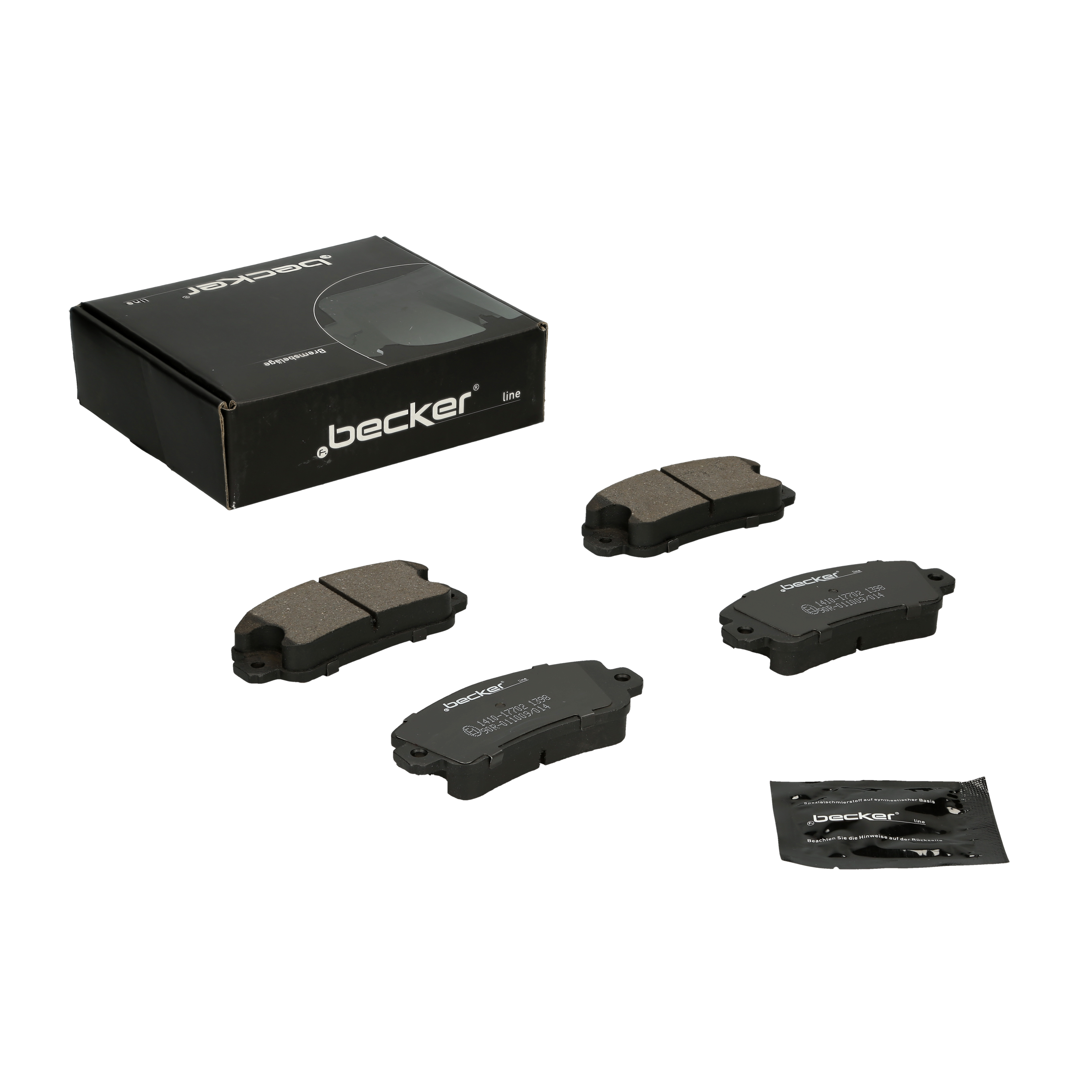 Bremsbelagsatz, Scheibenbremse | f.becker_line (104 10241)