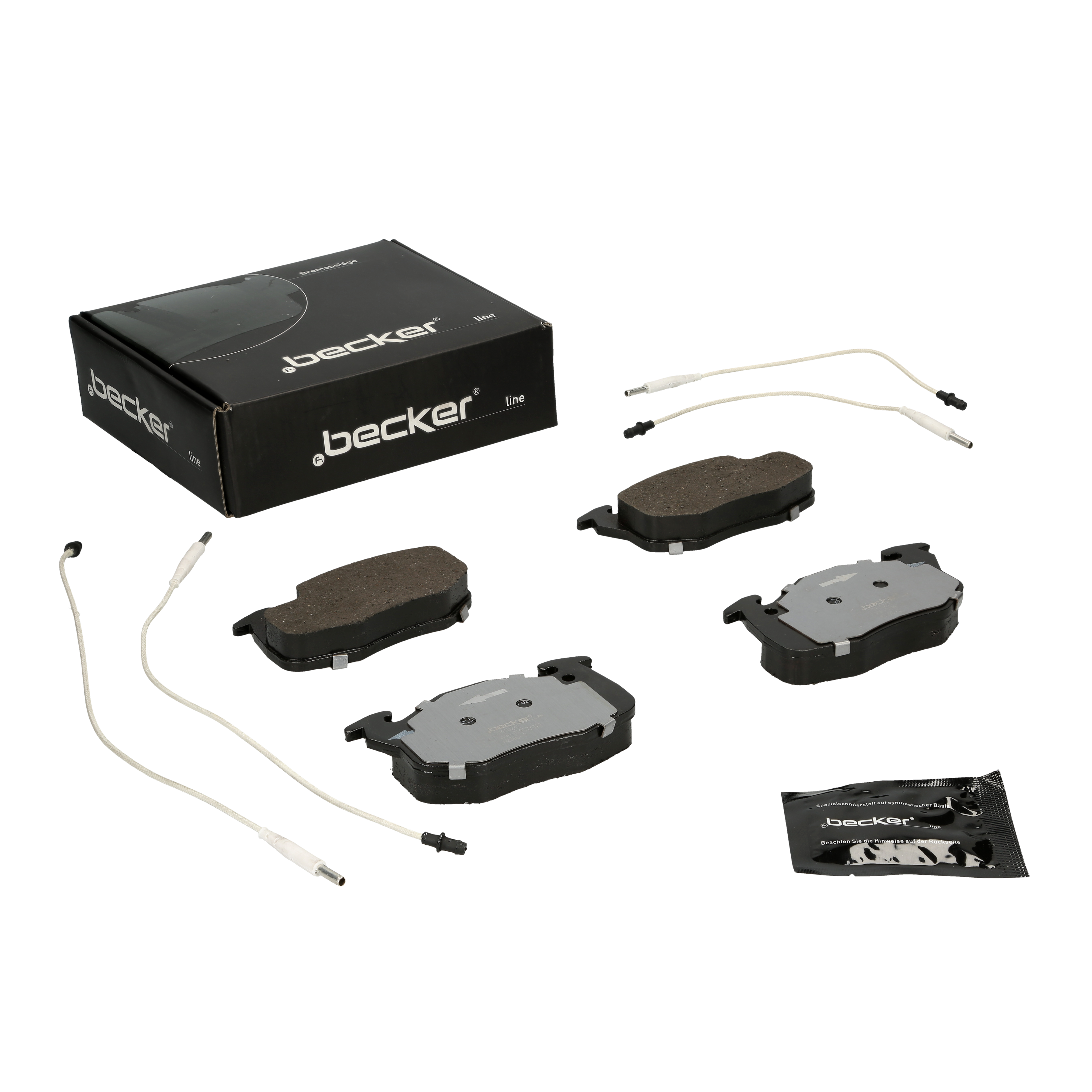 Bremsbelagsatz, Scheibenbremse | f.becker_line (104 10242)